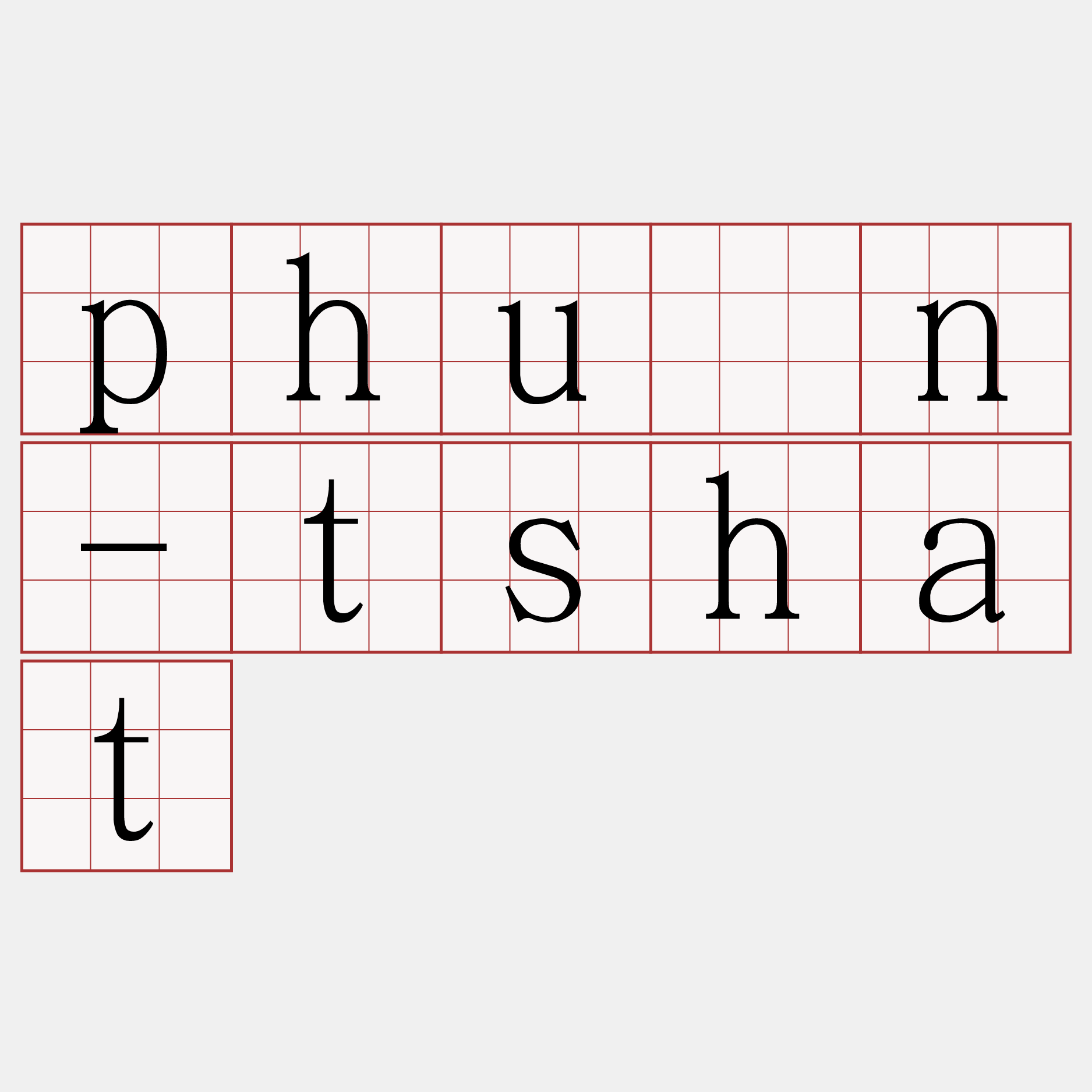 phùn-tshat