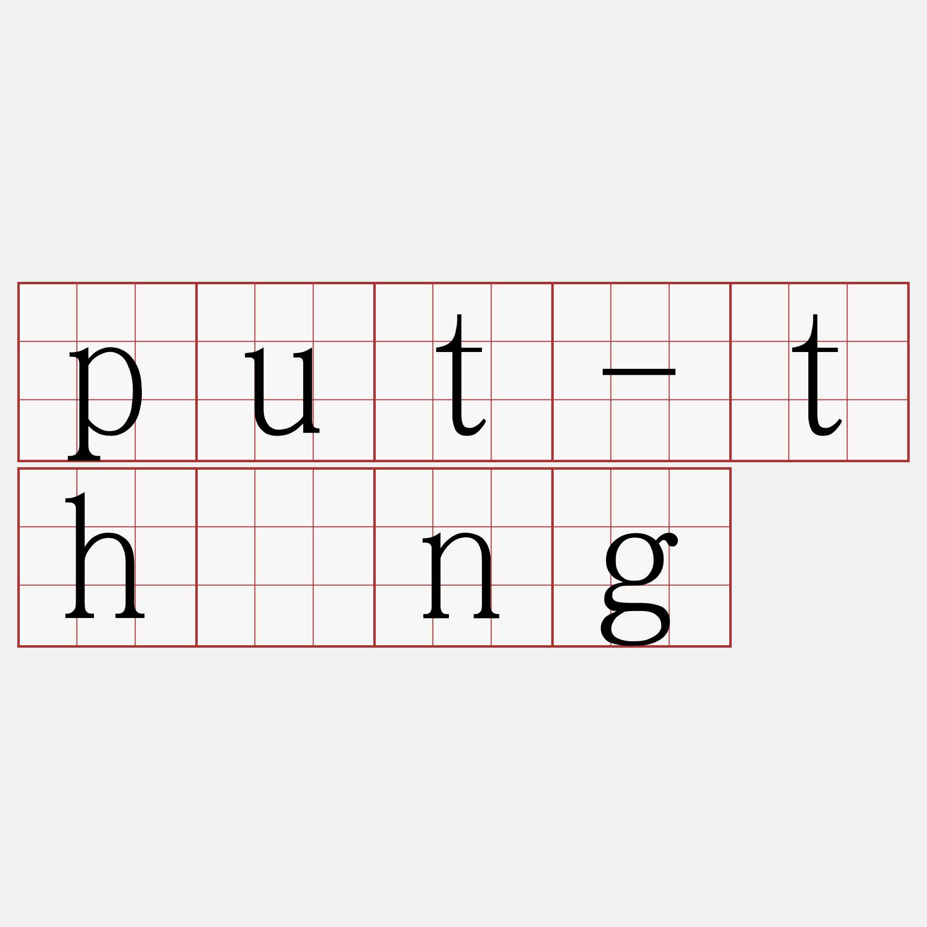 put-thîng