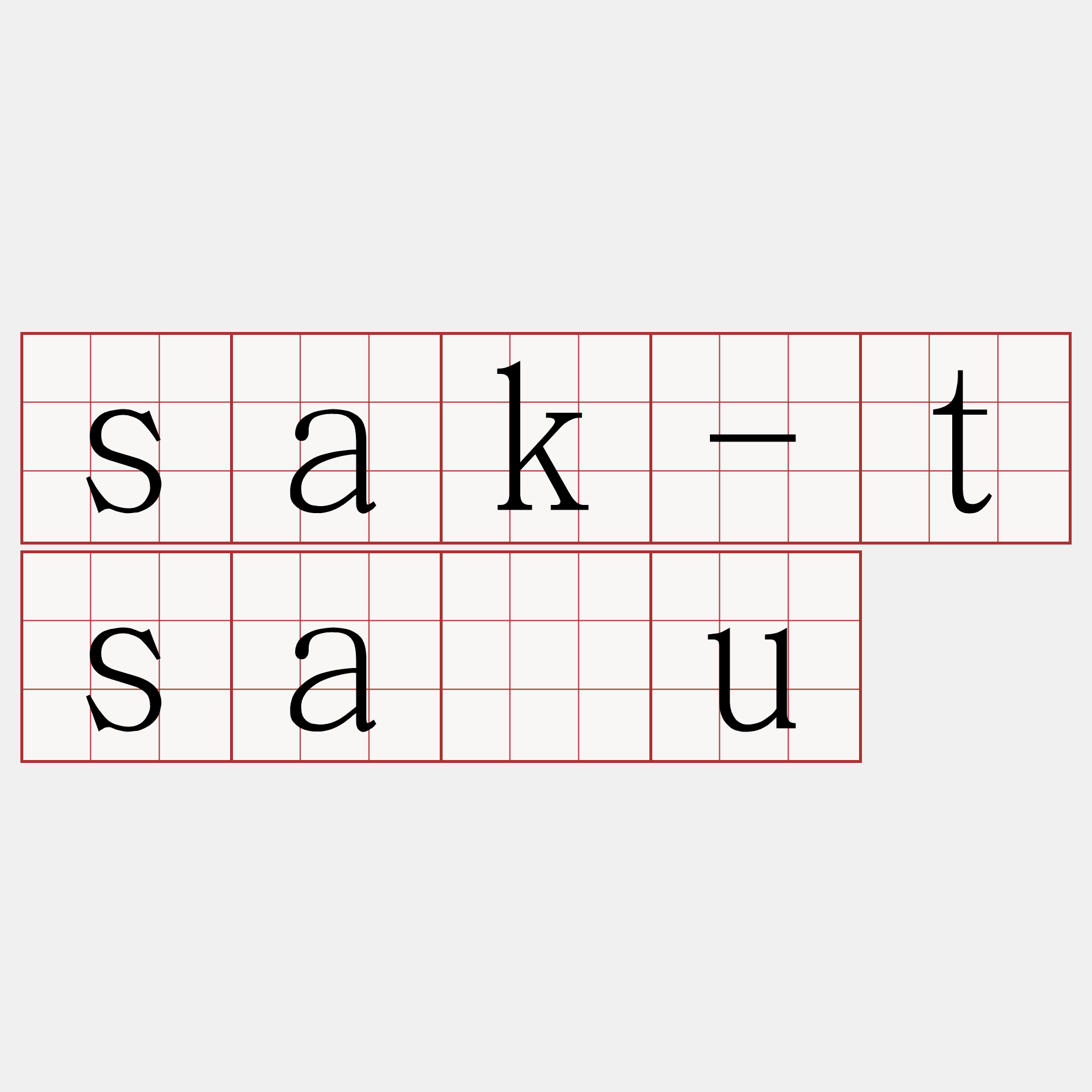 sak-tsáu