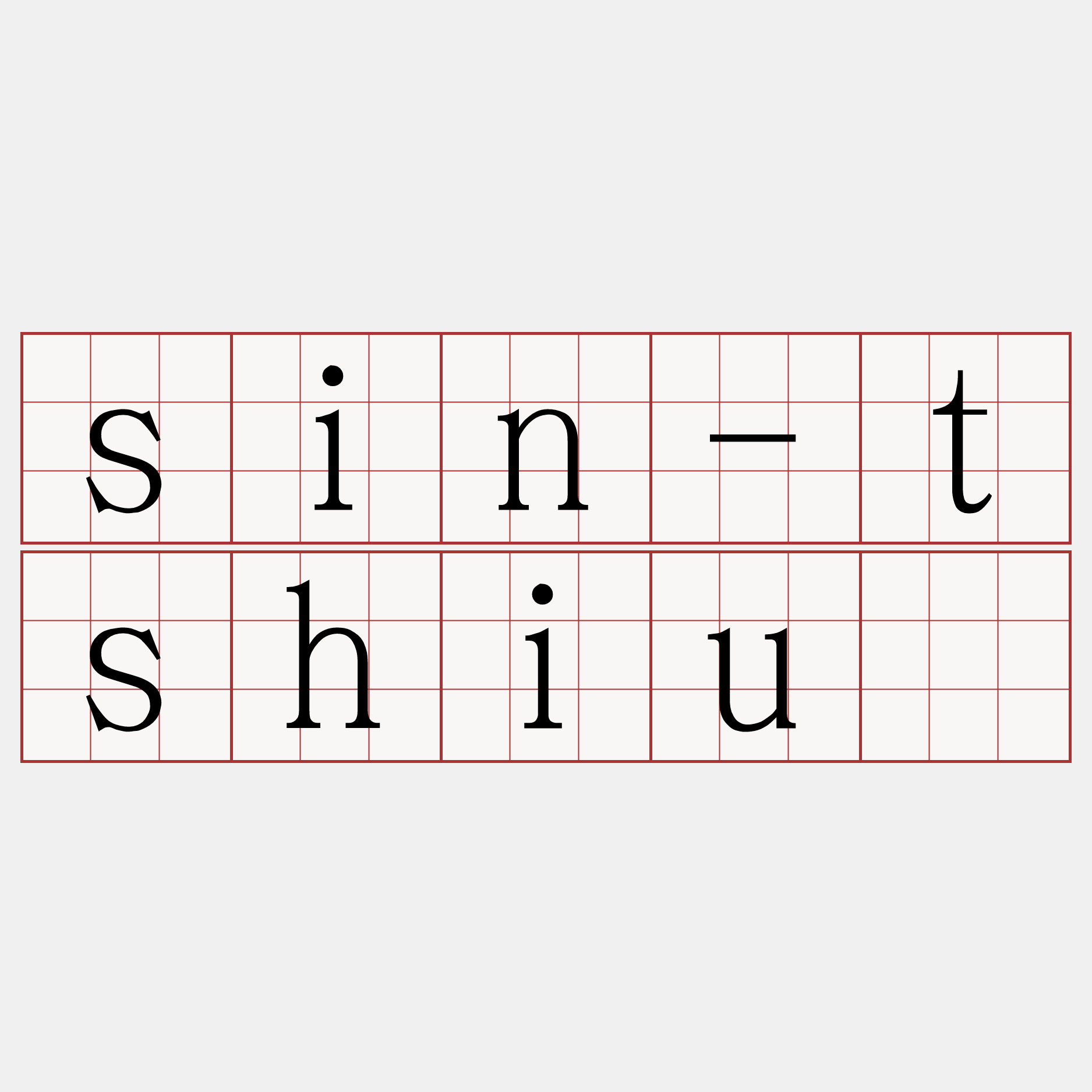 sin-tshiú