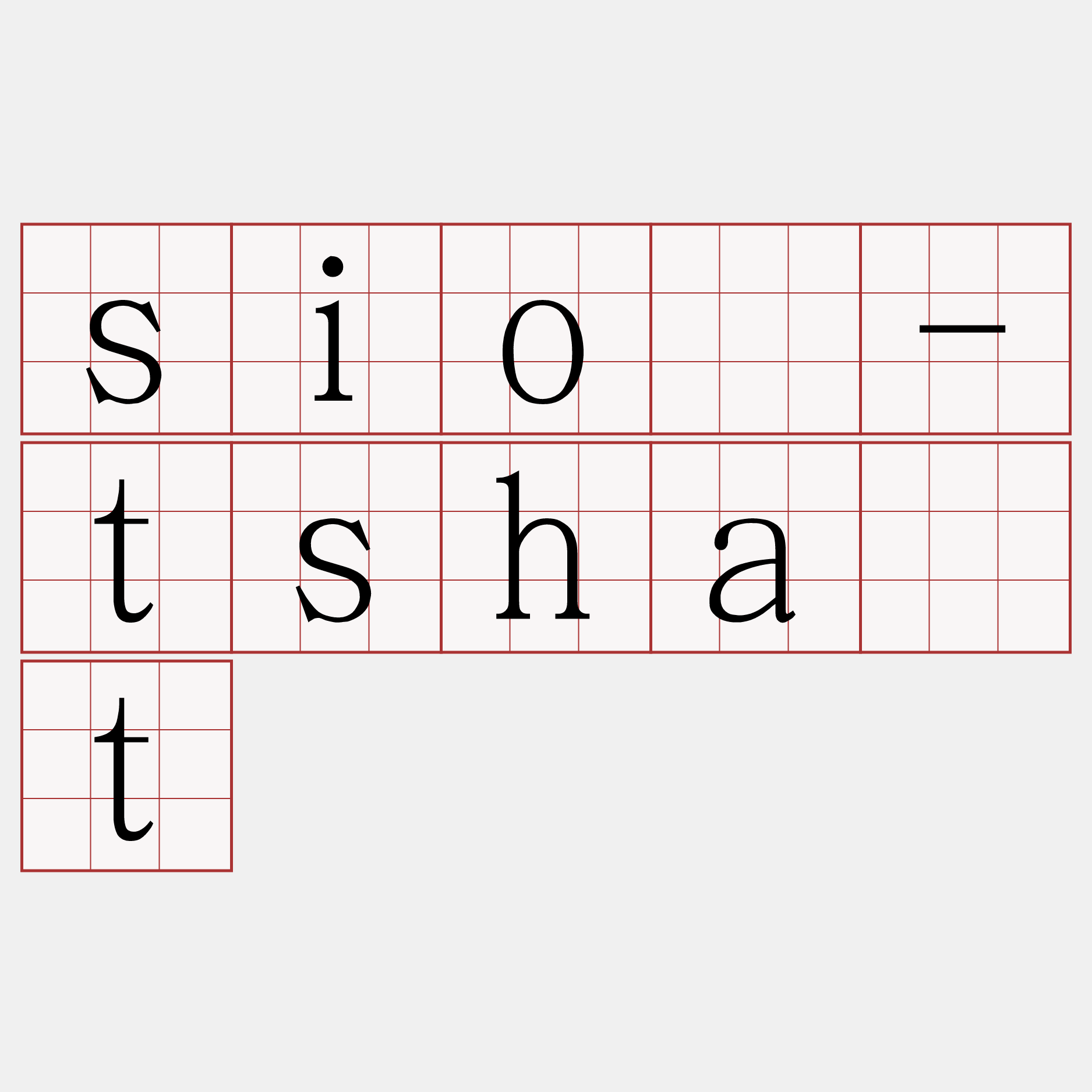 sió-tsha̍t