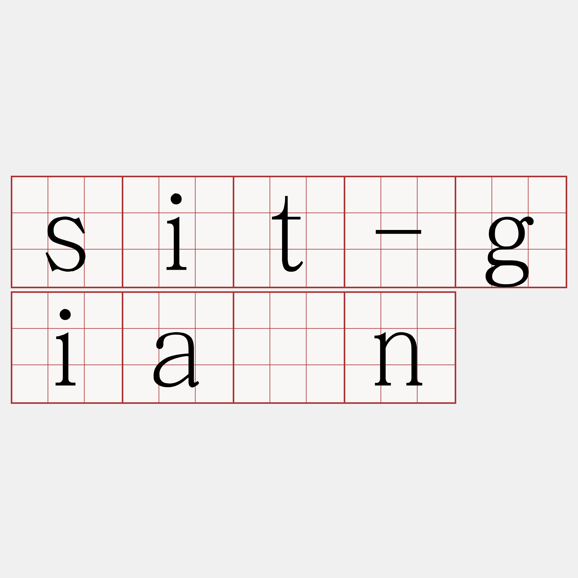 sit-giân