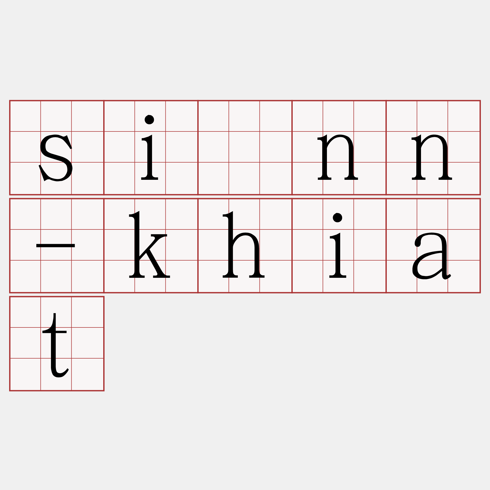 siànn-khiat