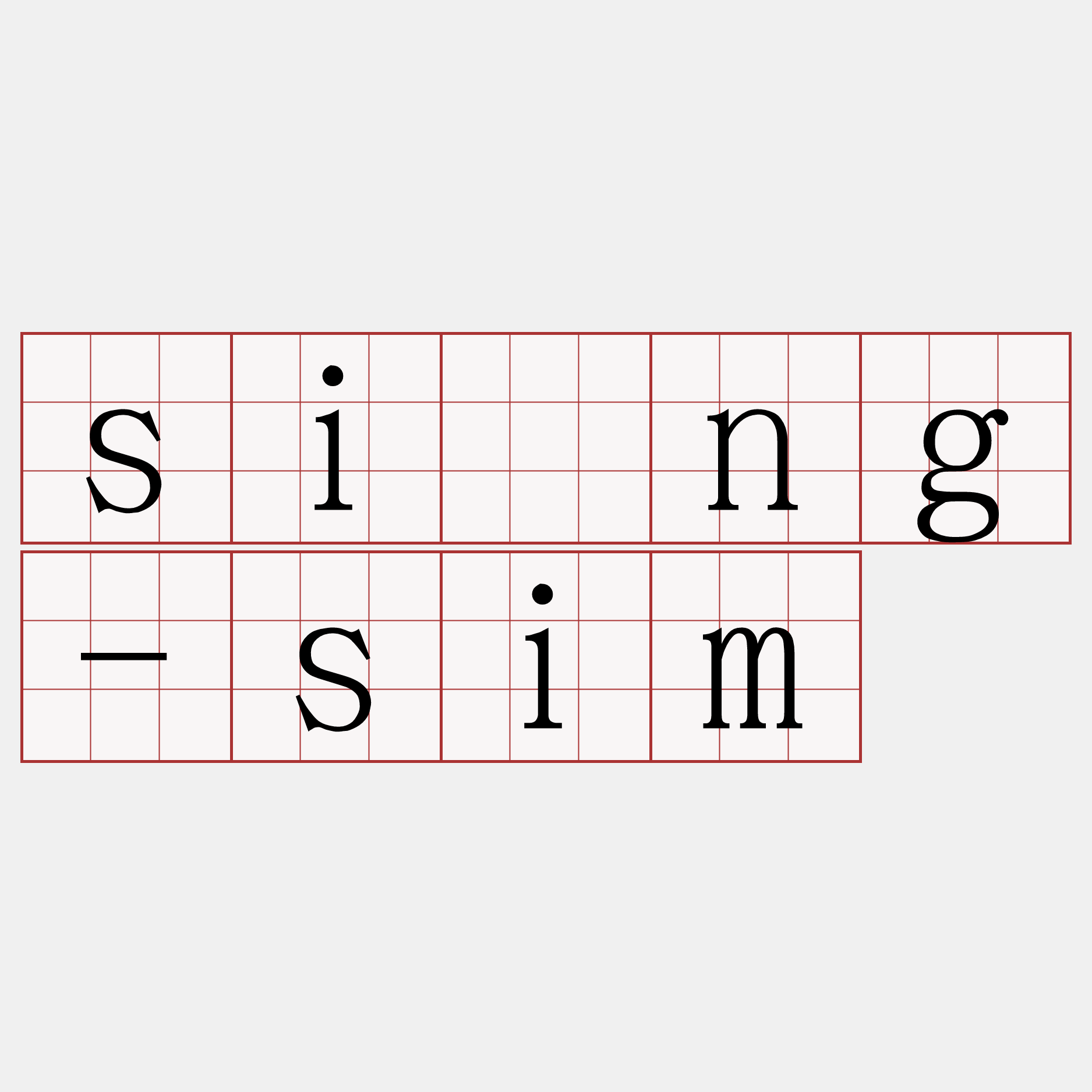 sìng-sim