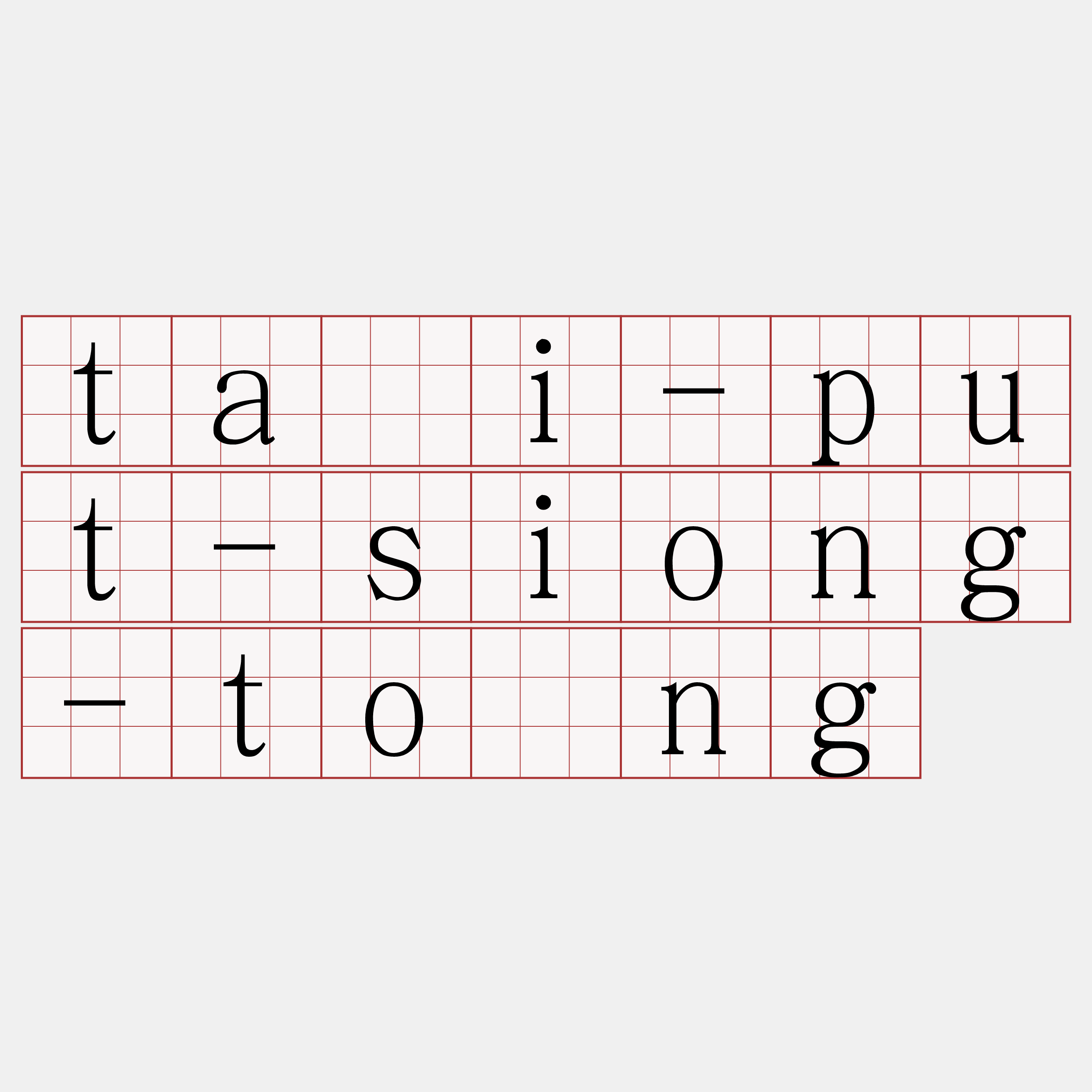 tāi-put-siong-tông