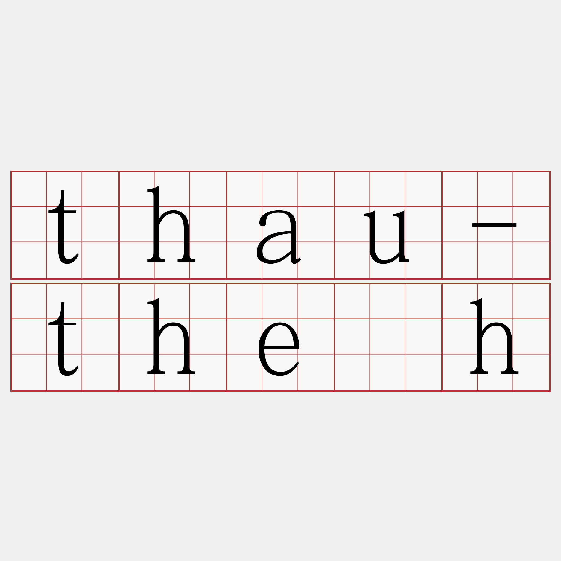 thau-the̍h