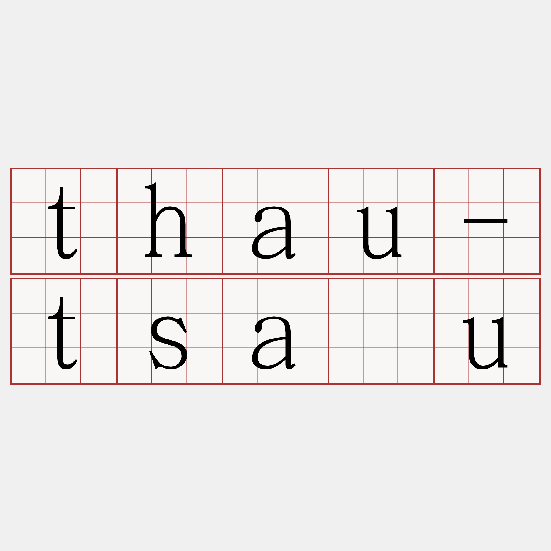 thau-tsáu