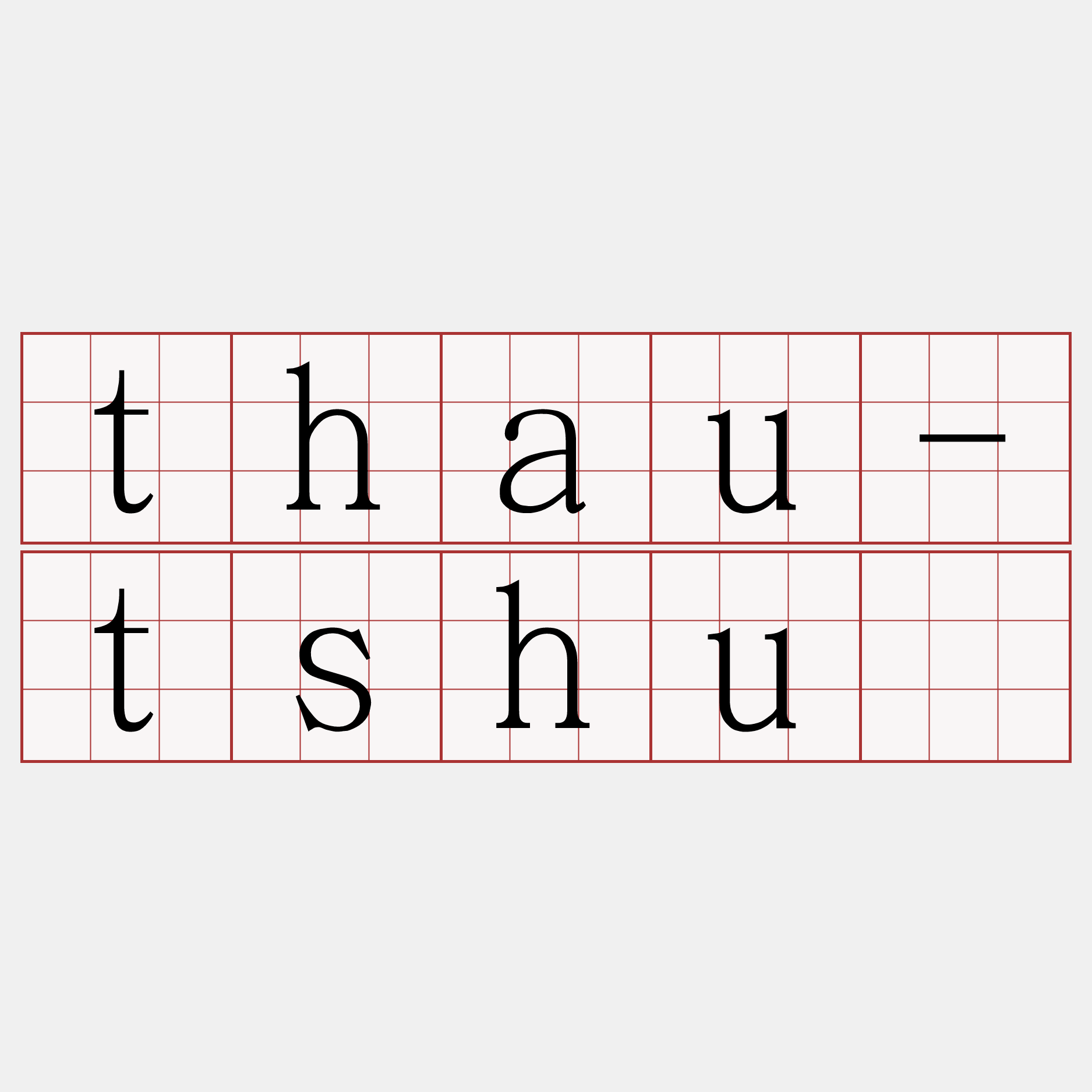 thau-tshuā