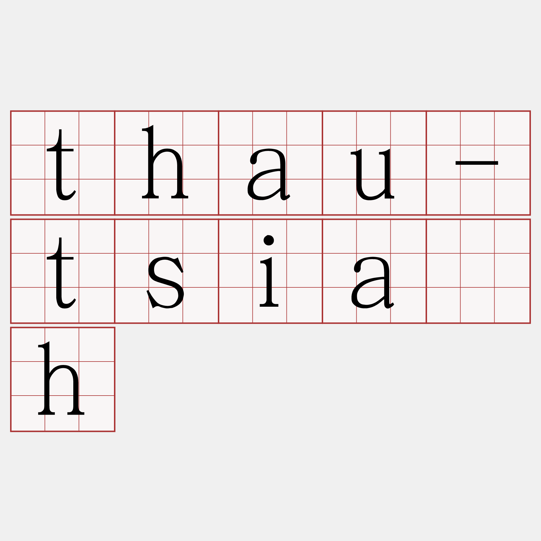 thau-tsia̍h