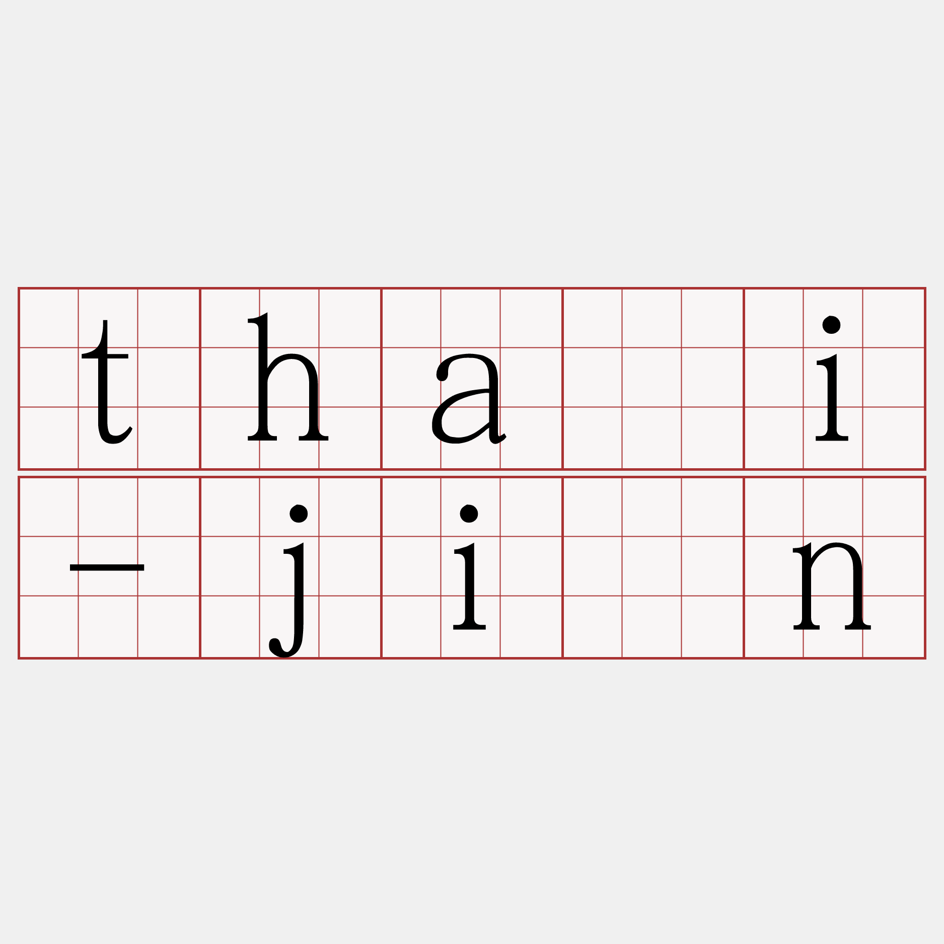 thāi-jîn