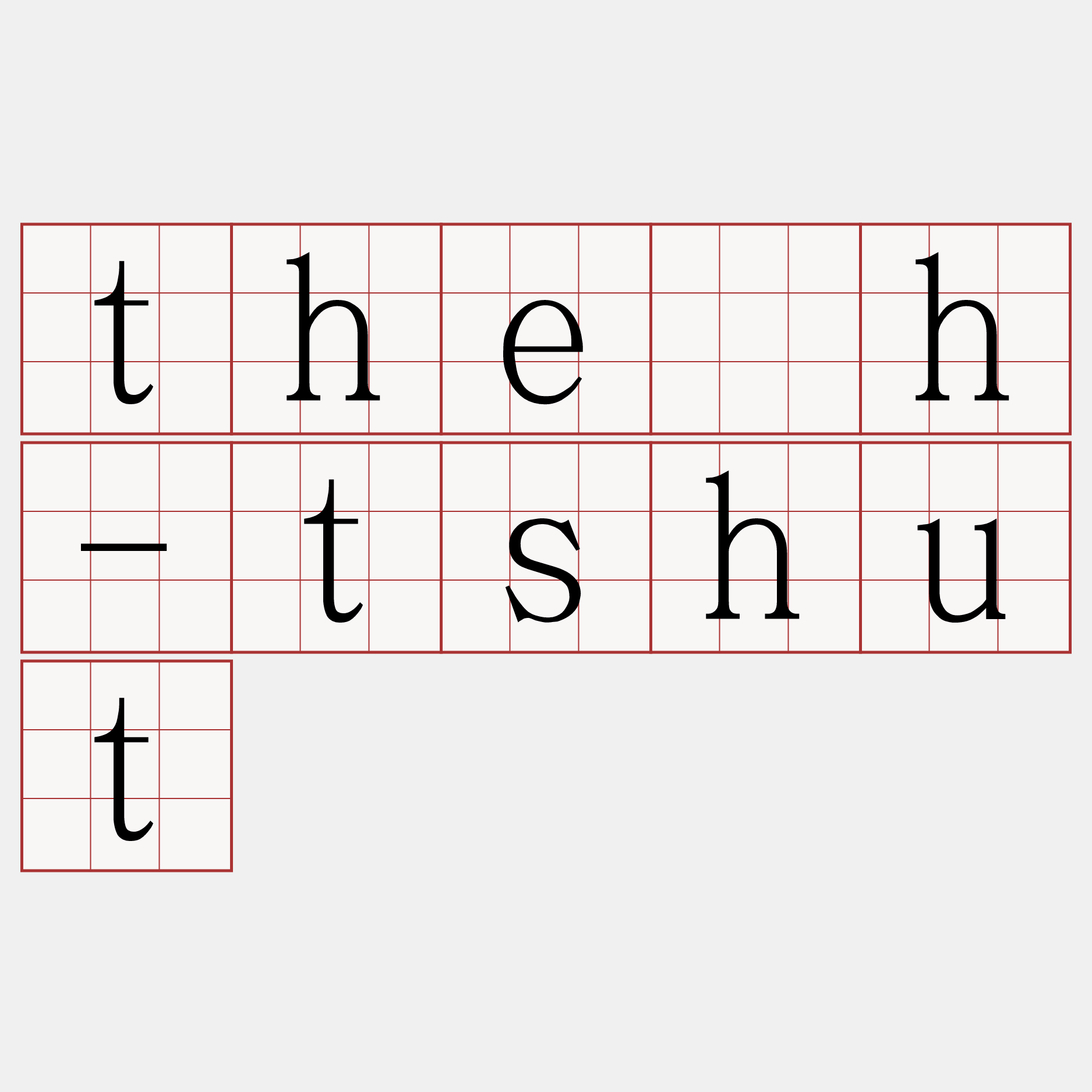 the̍h-tshut