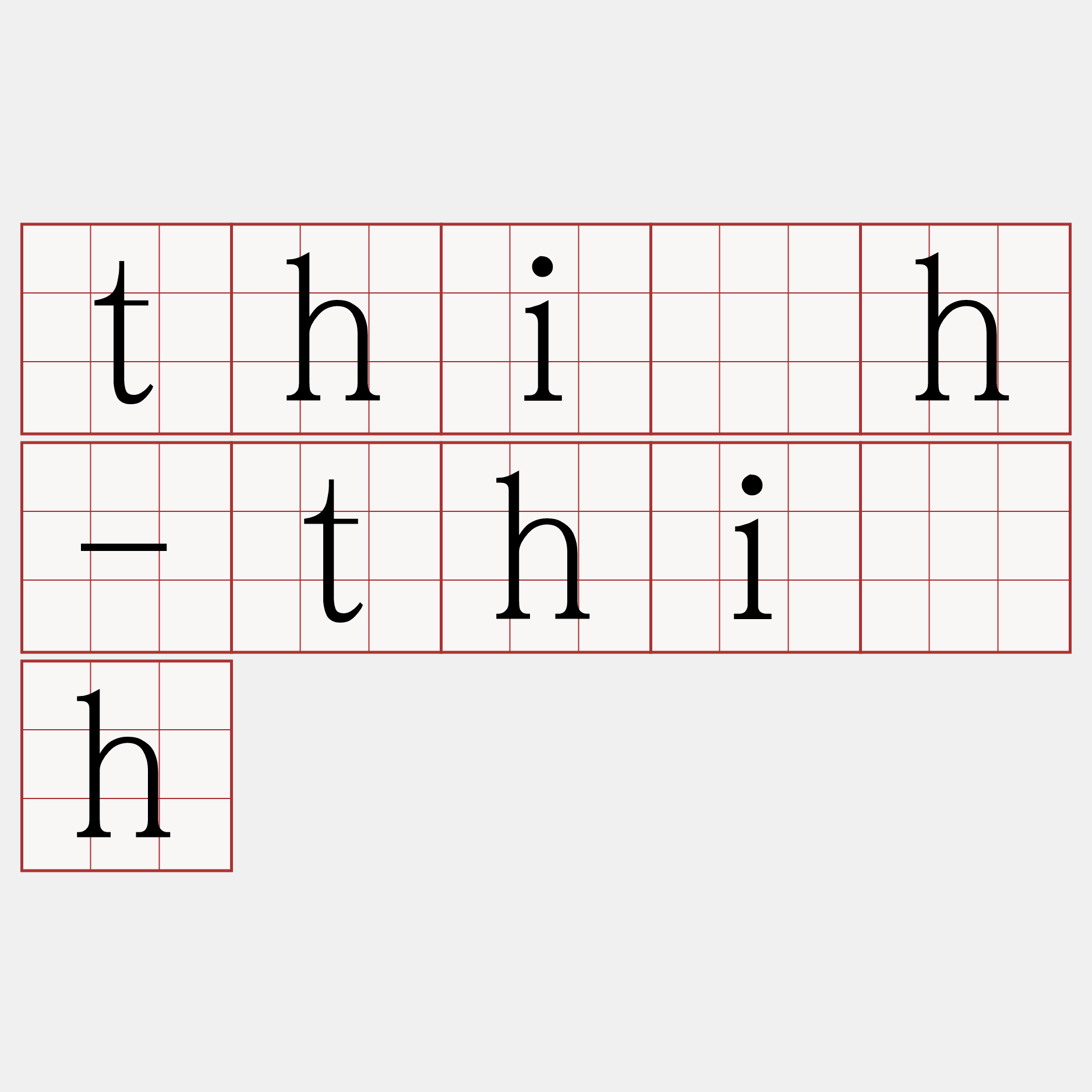 thi̍h-thi̍h
