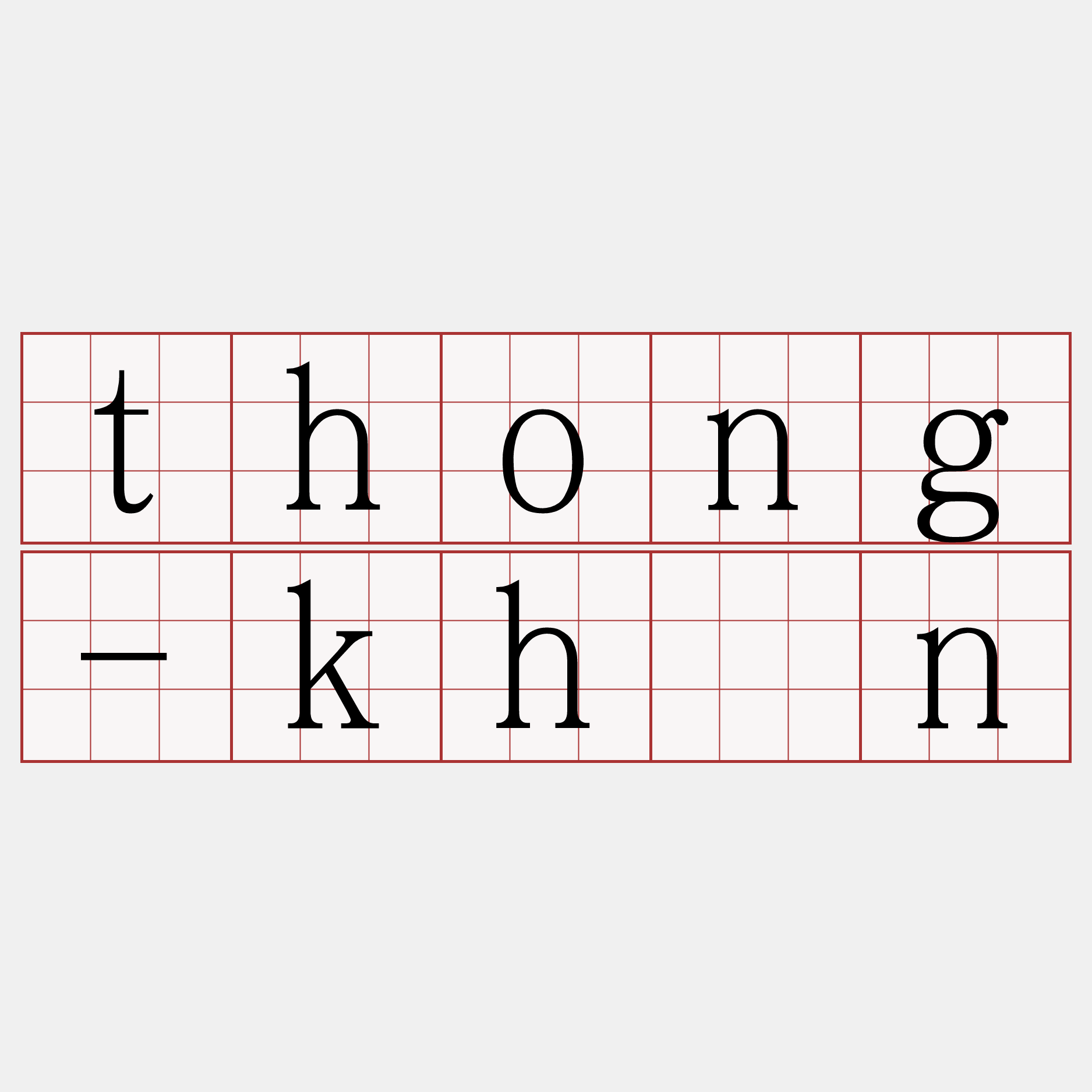 thong-khîn