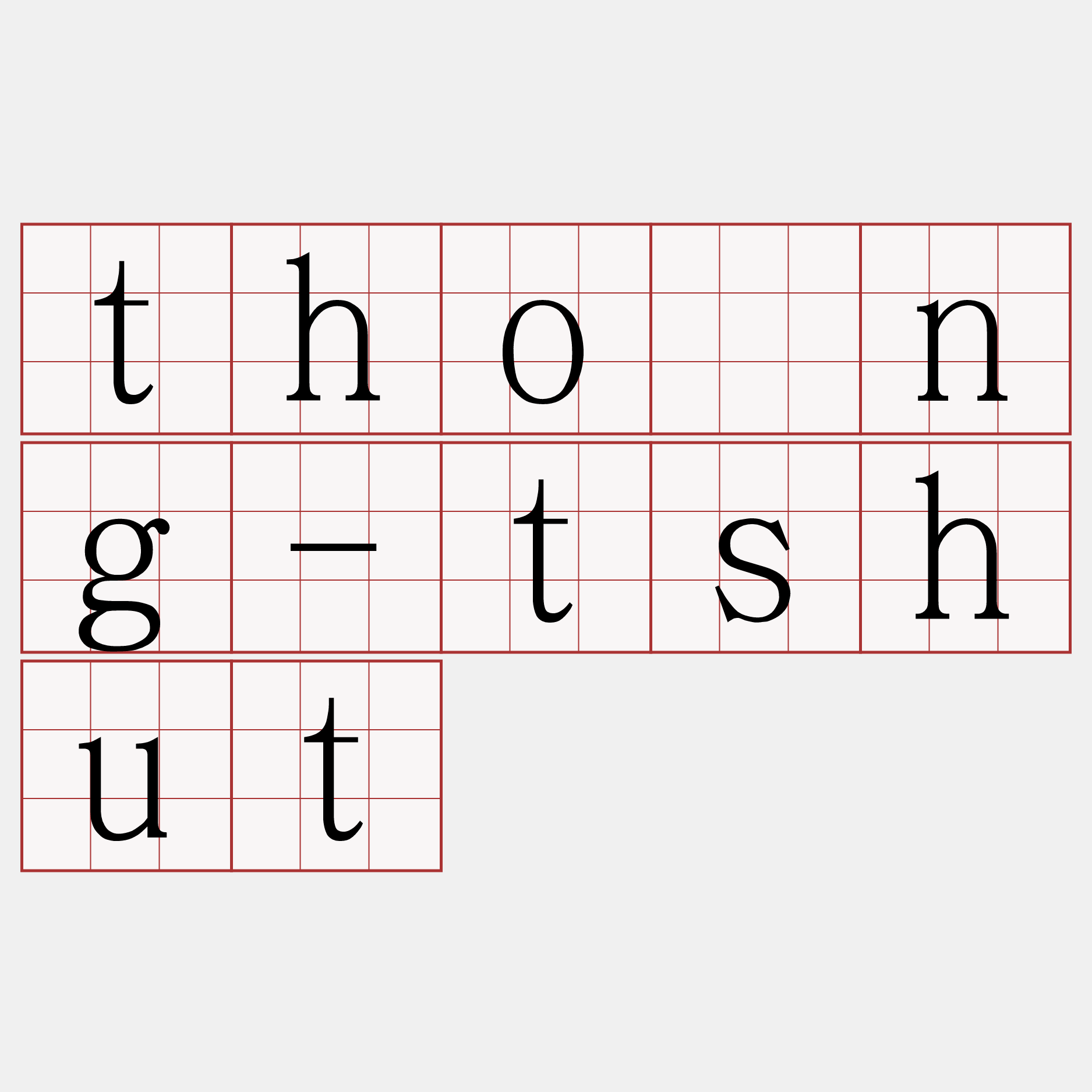 thóng-tshut