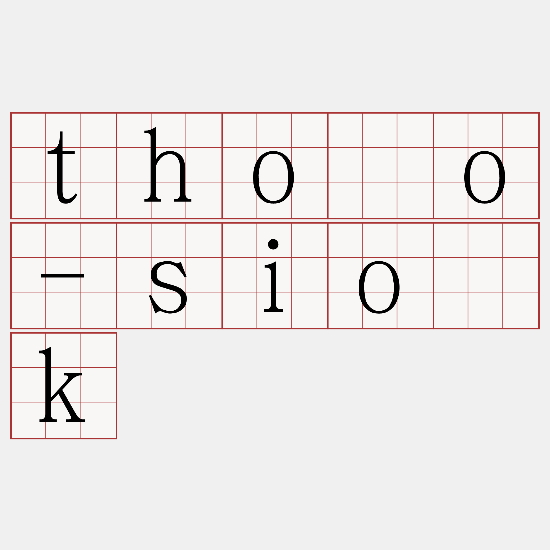 thóo-sio̍k