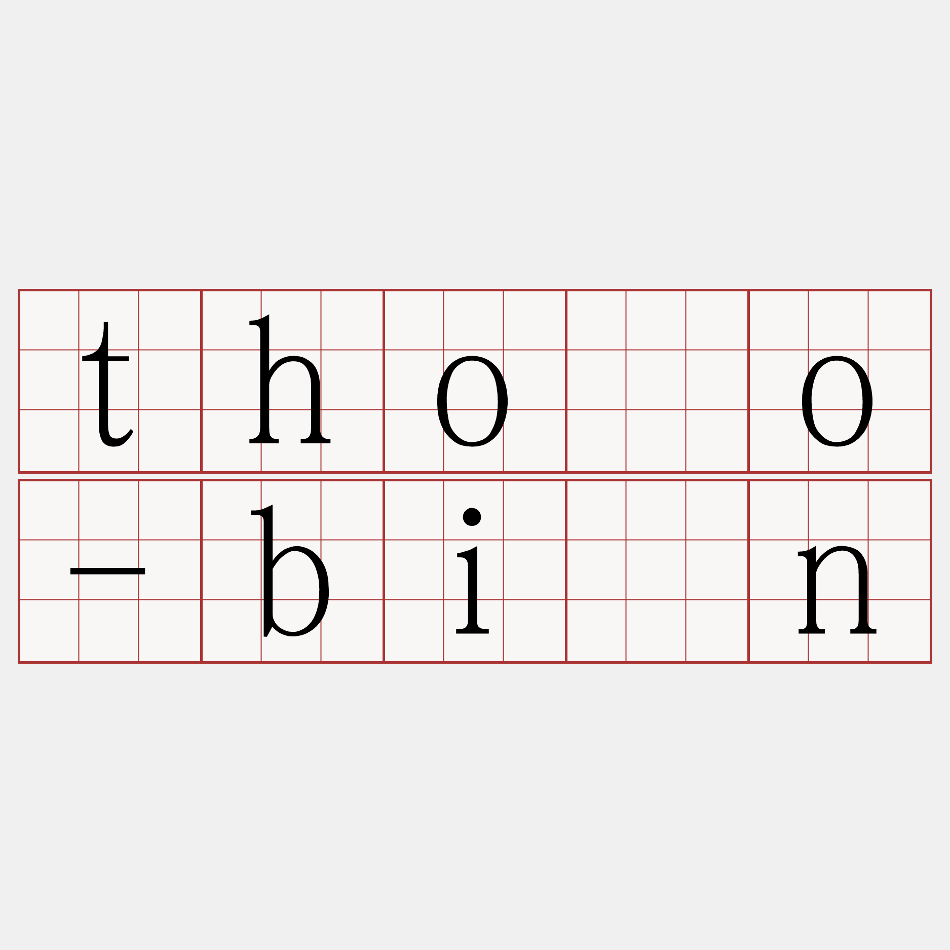 thôo-bīn