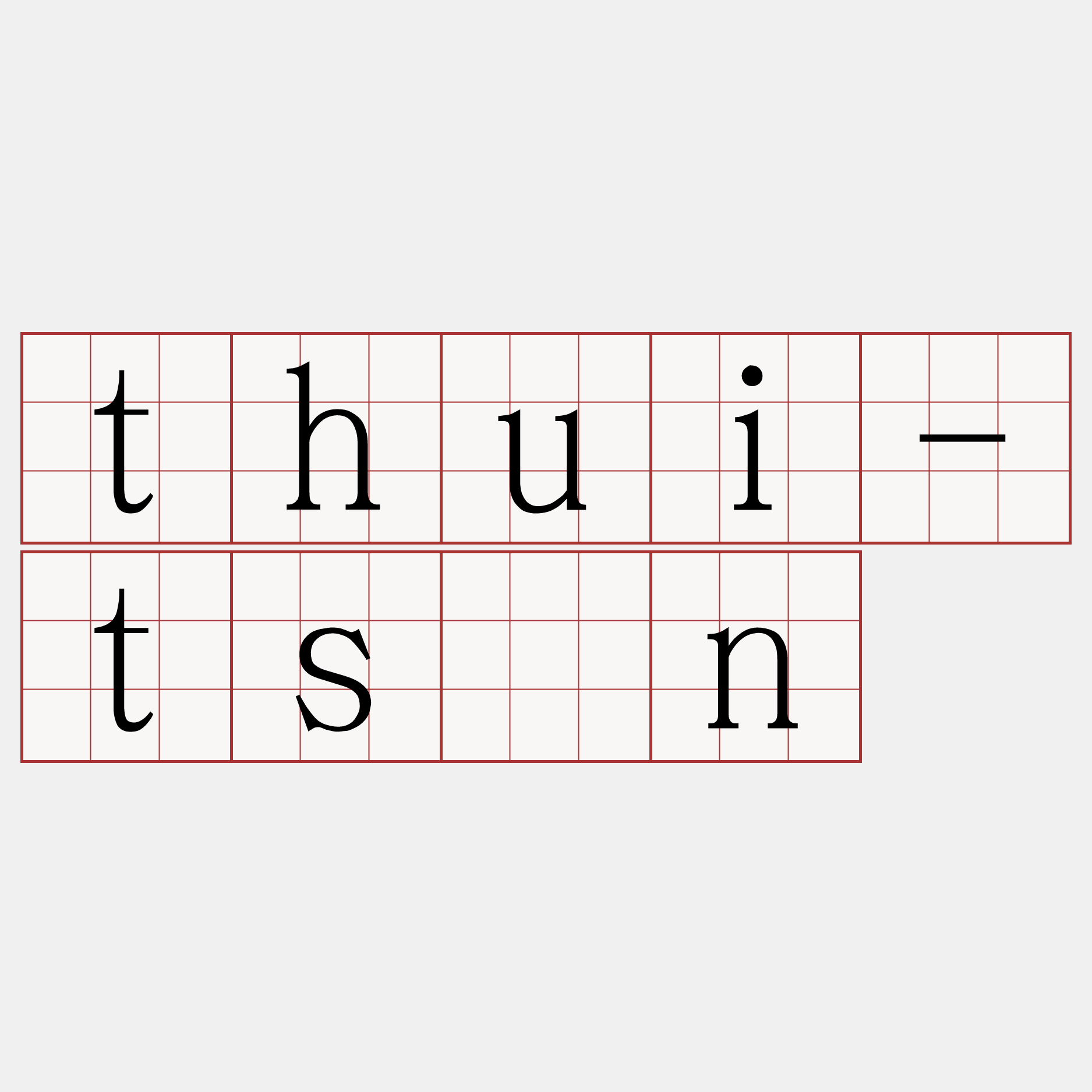 thui-tsìn