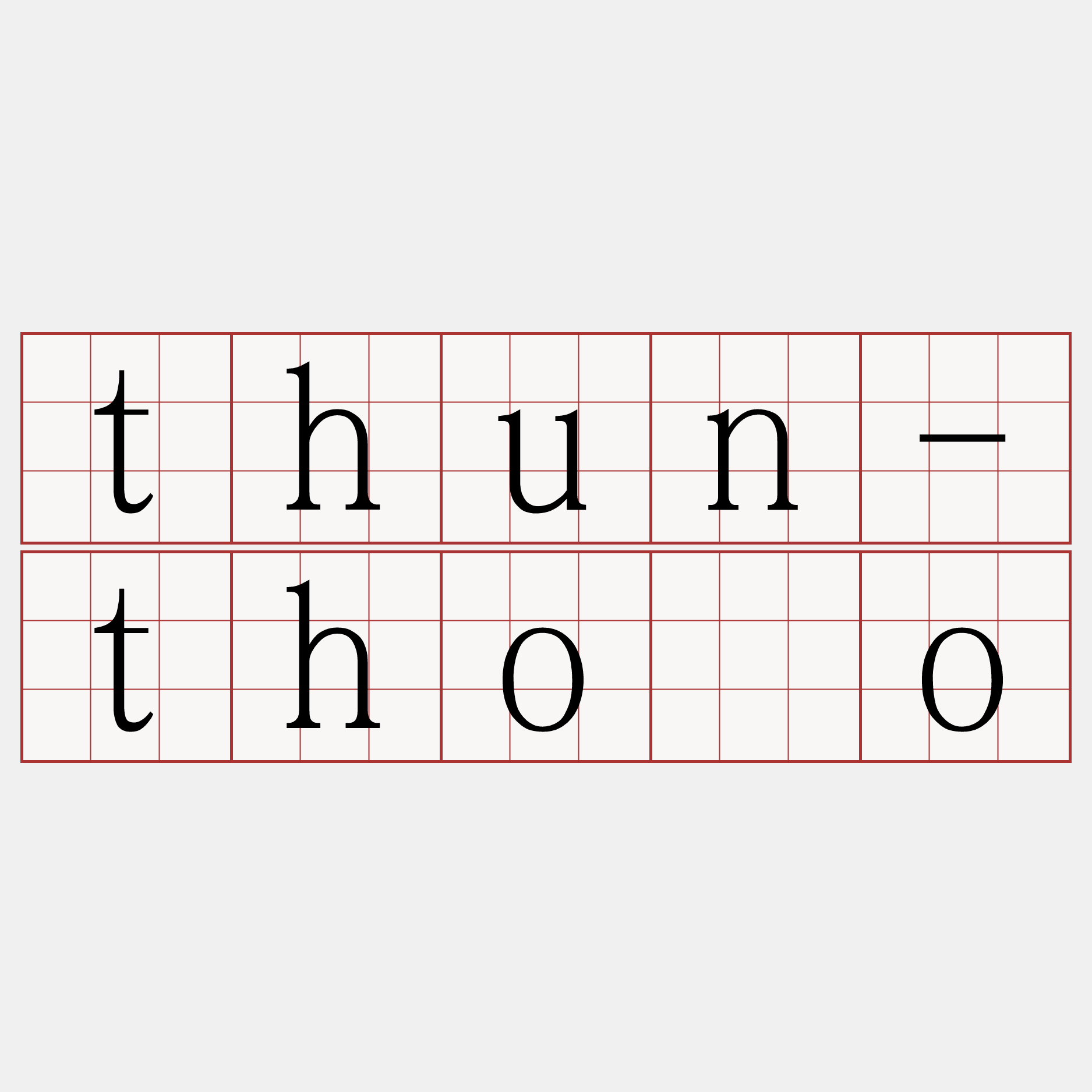 thun-thòo
