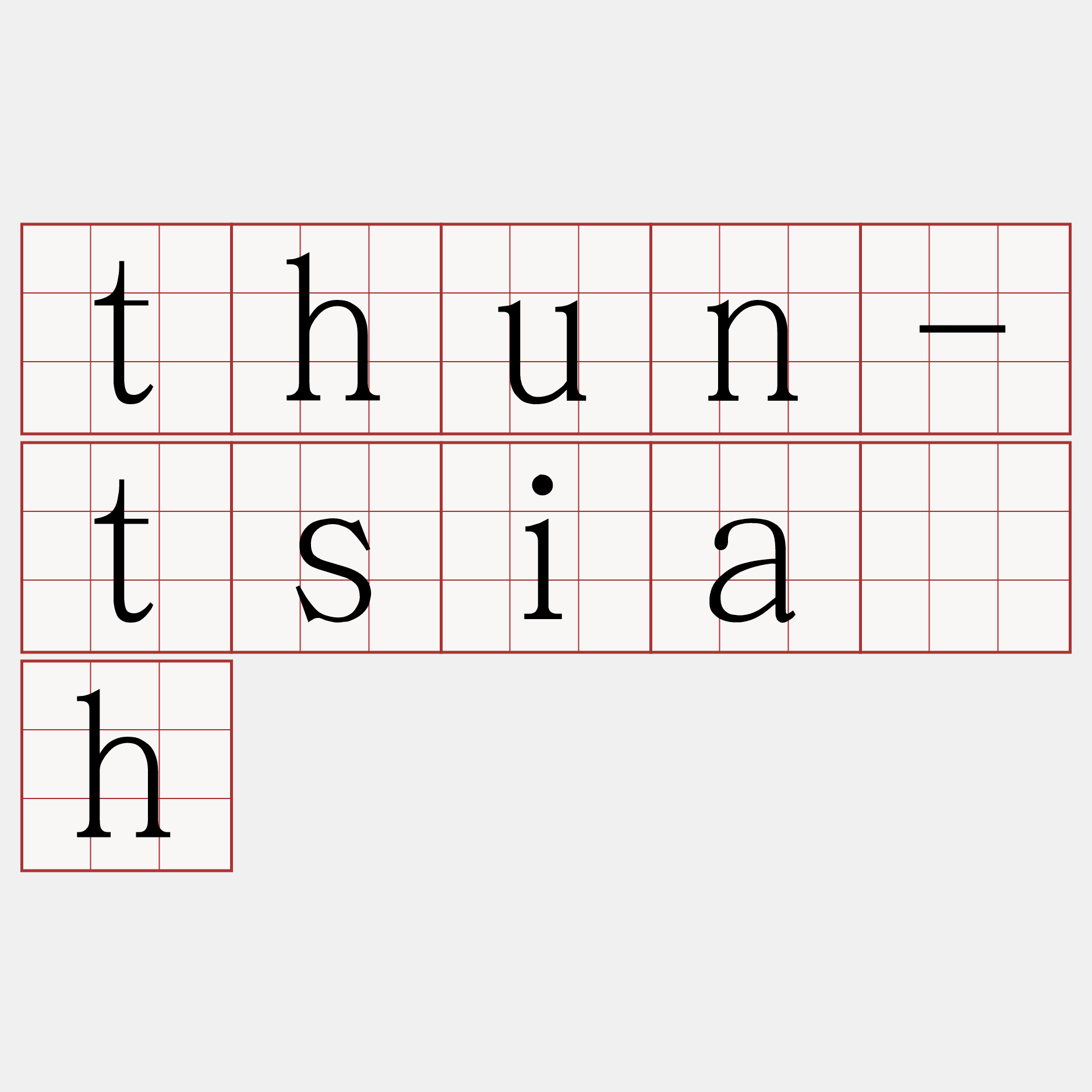 thun-tsia̍h