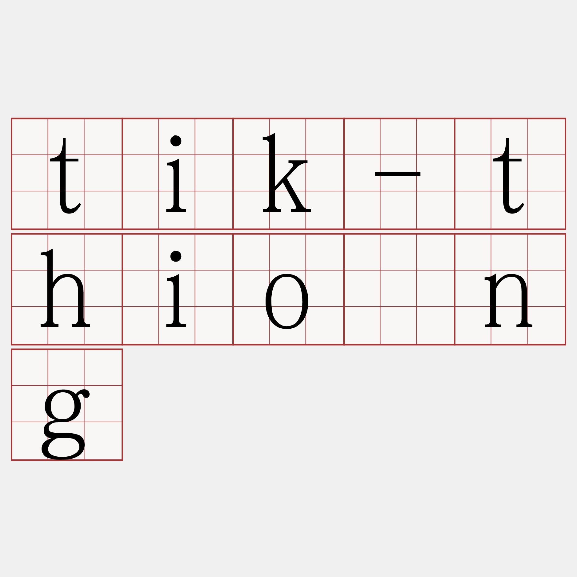 tik-thióng