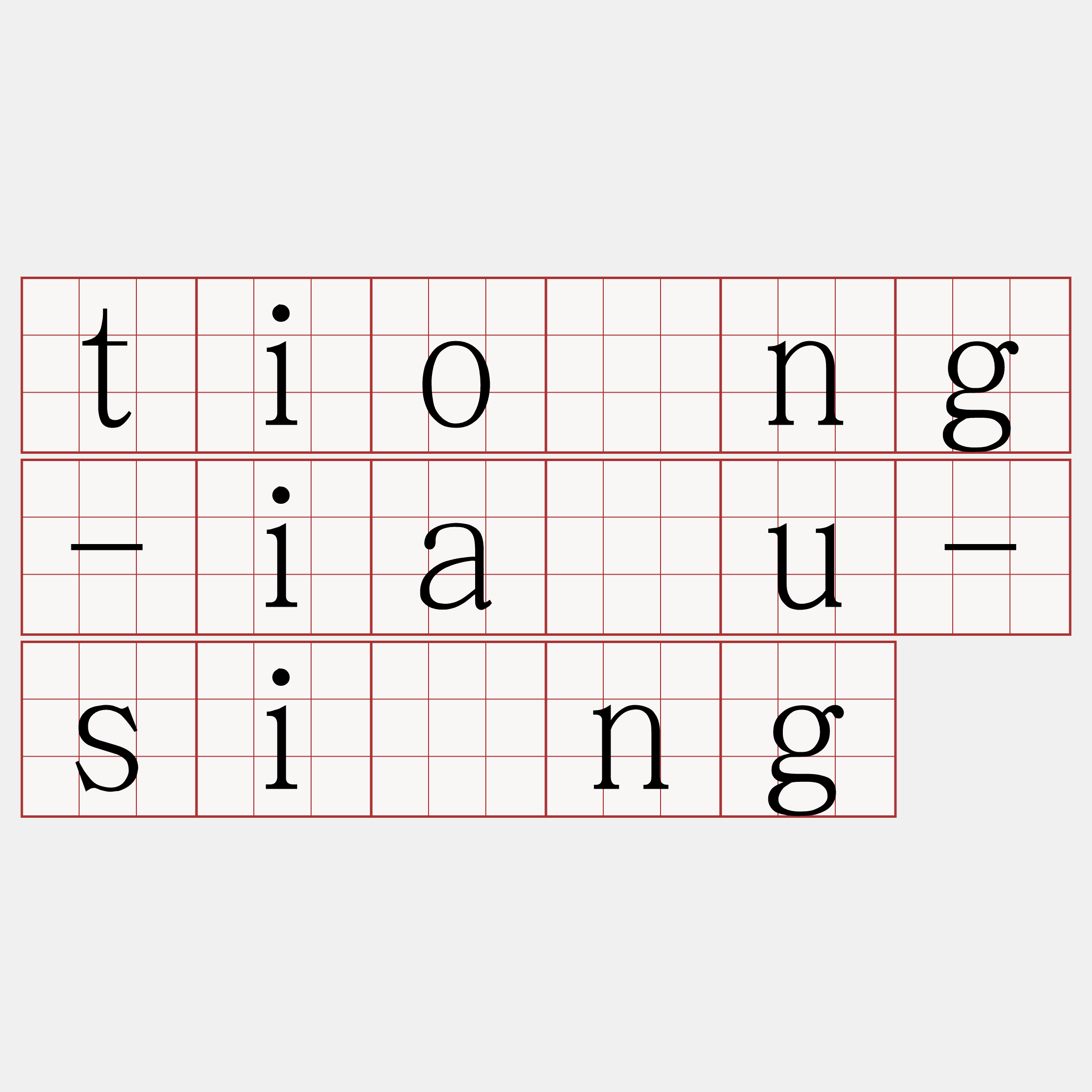 tiōng-iàu-sìng