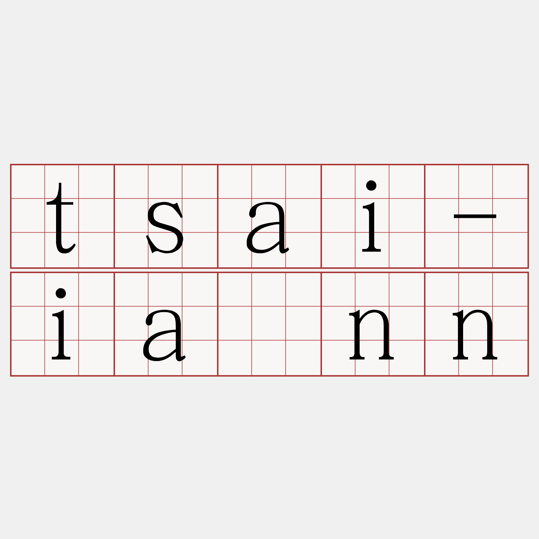 tsai-iánn