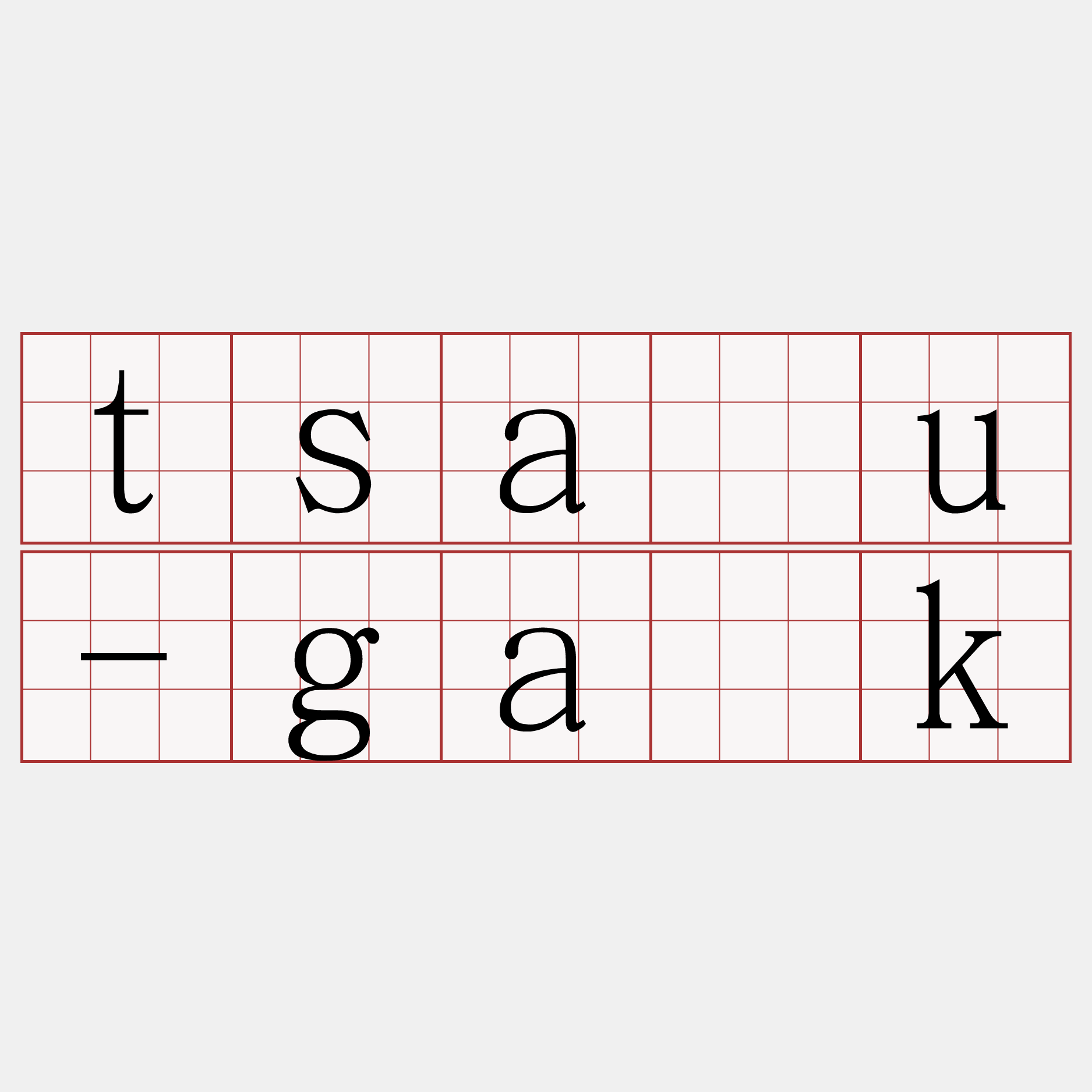 tsàu-ga̍k