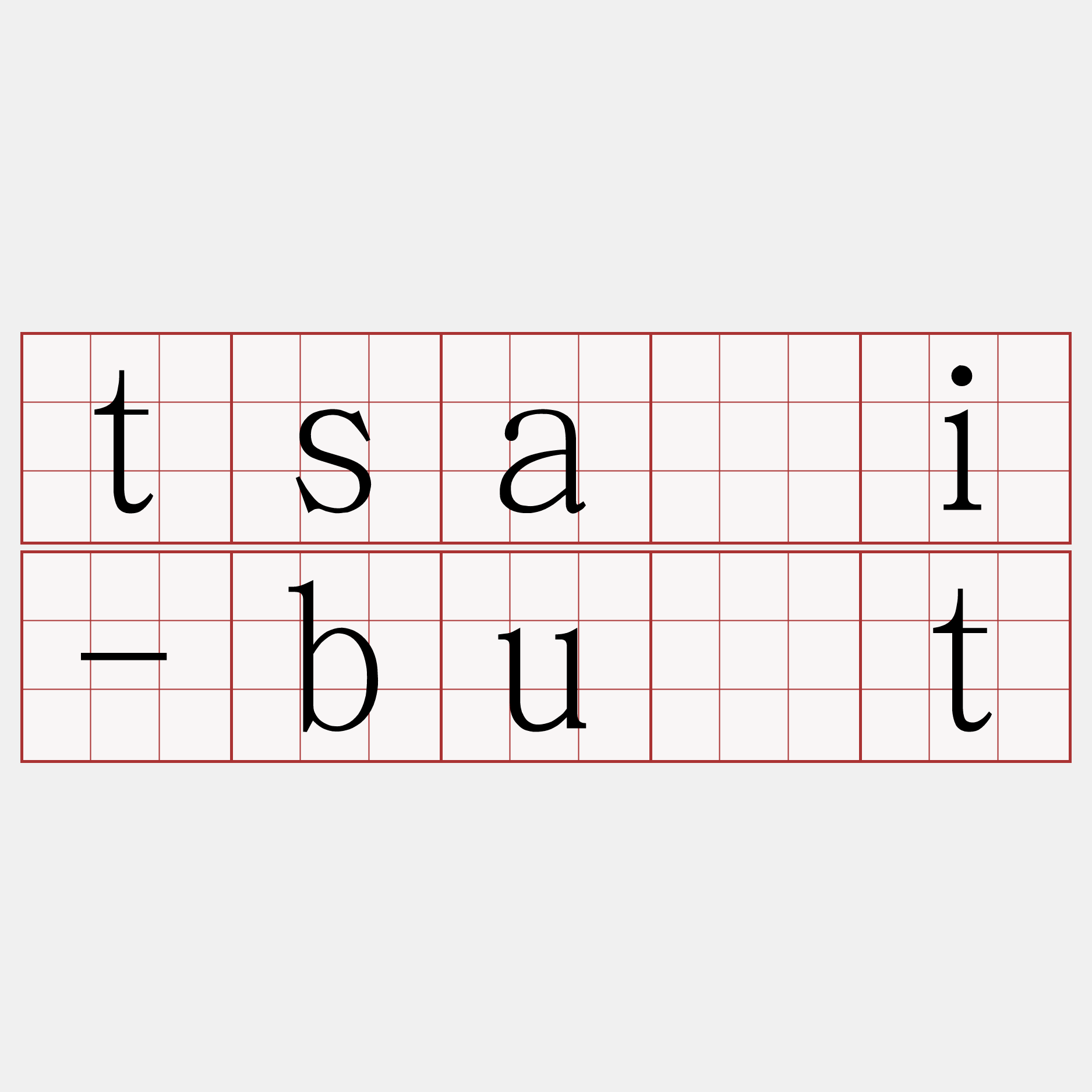 tsâi-bu̍t