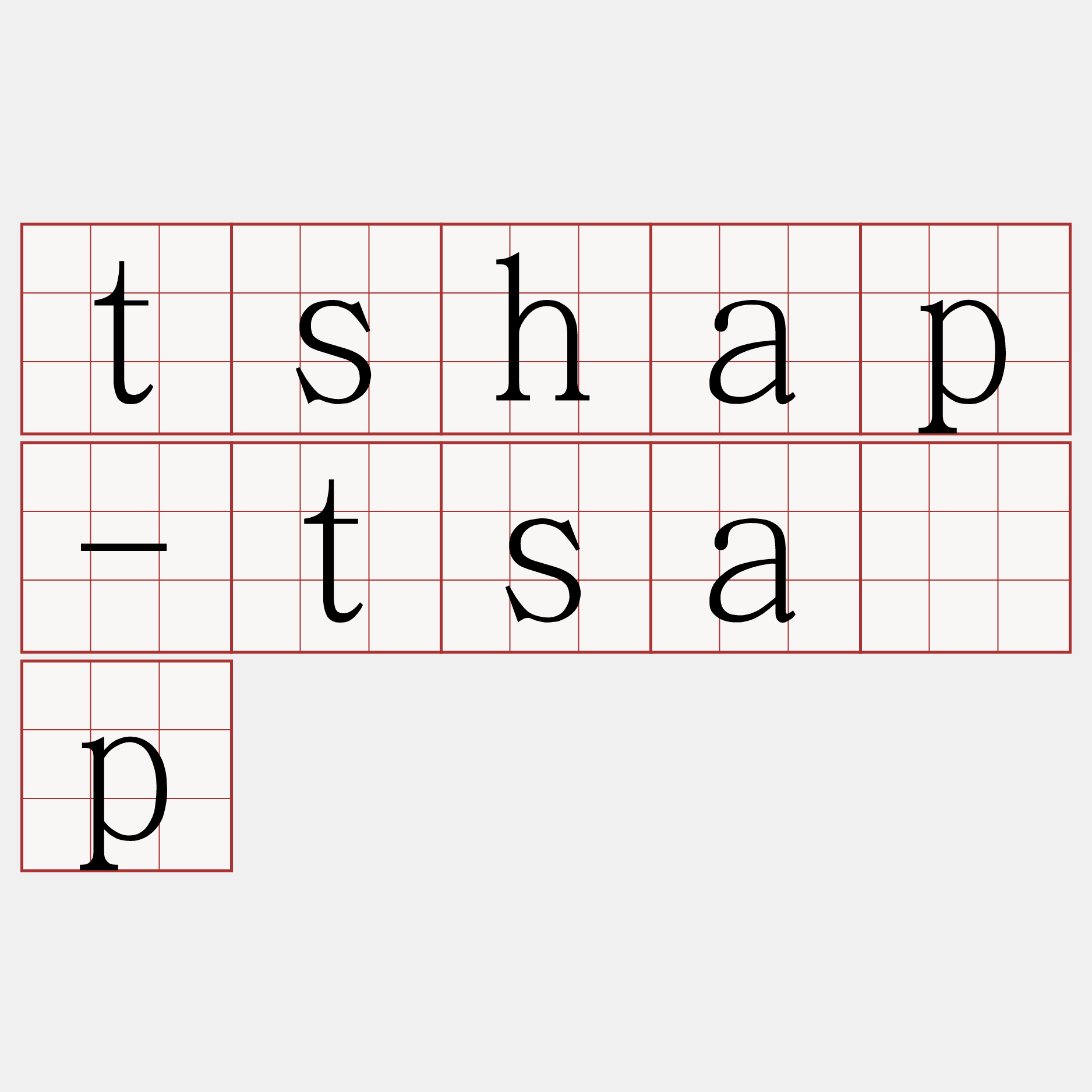 tshap-tsa̍p