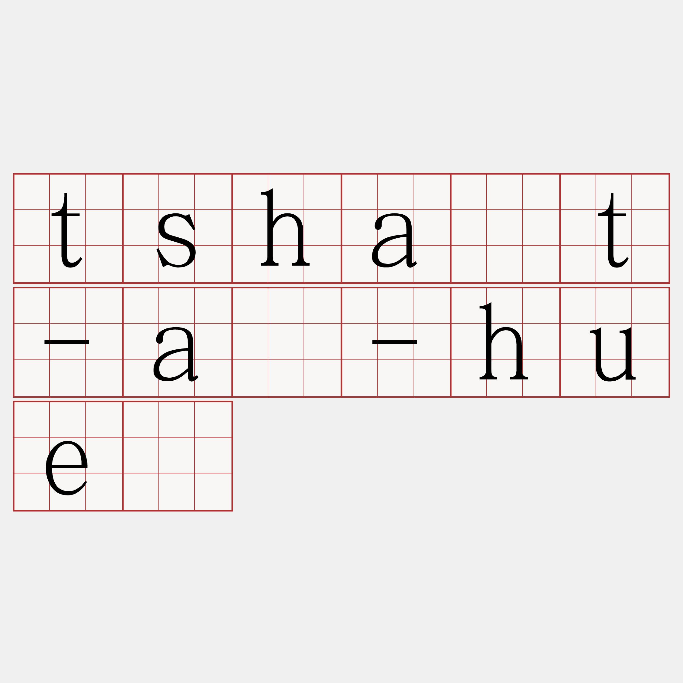 tsha̍t-á-huè