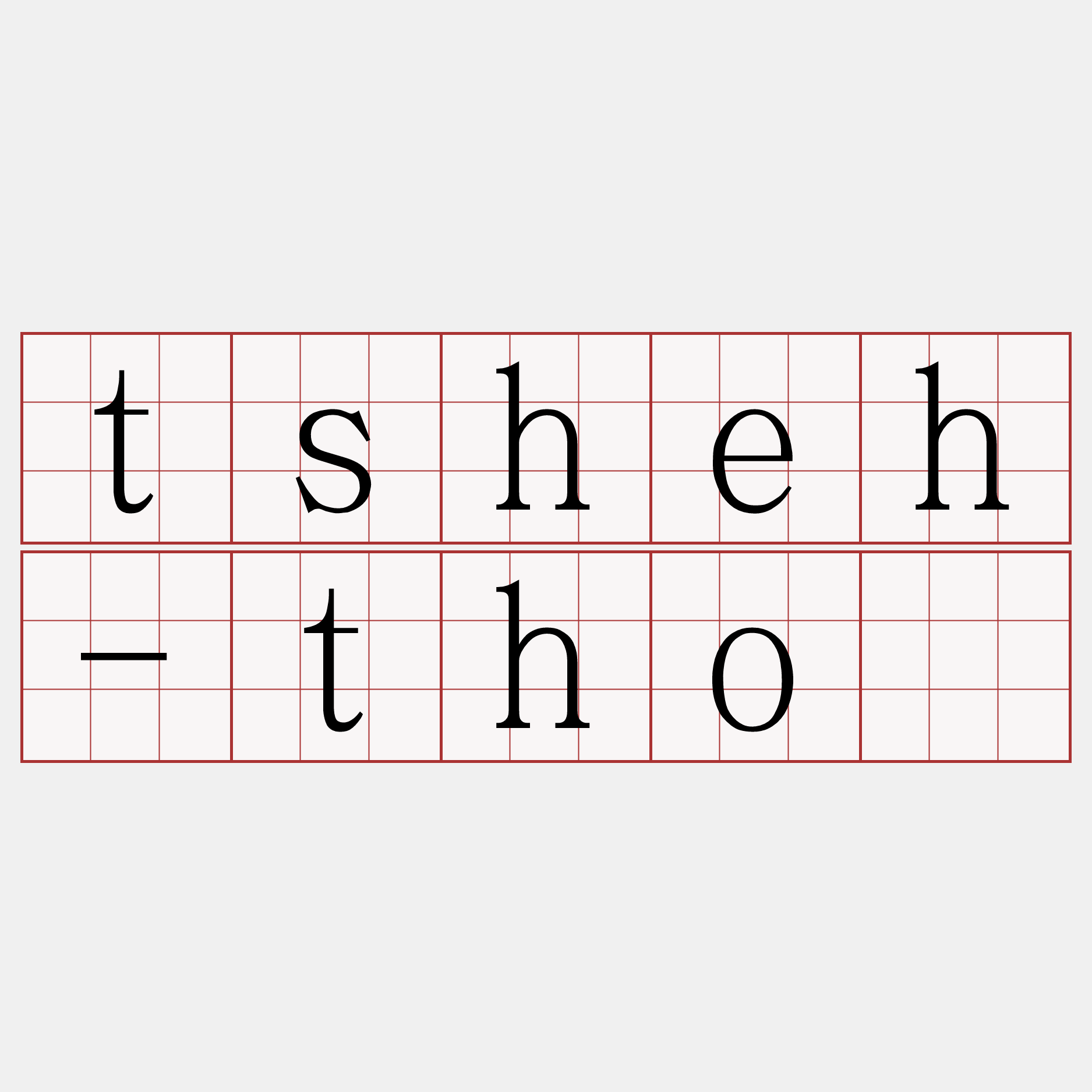 tsheh-thò