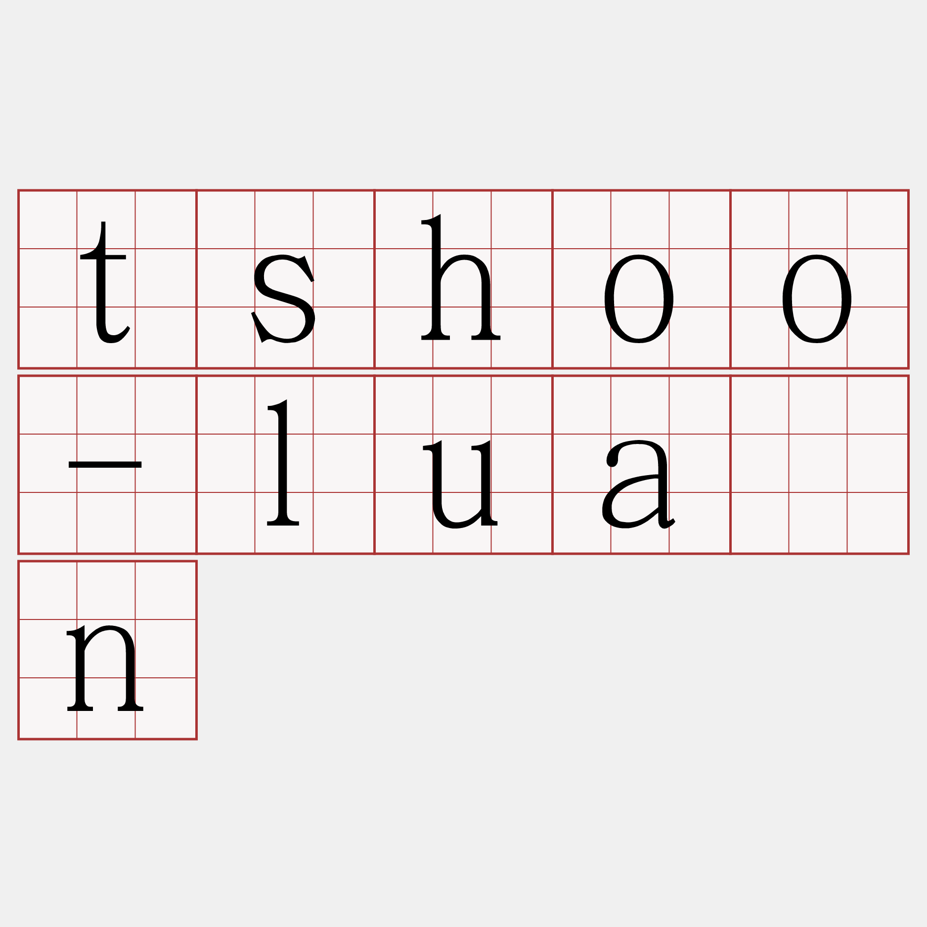 tshoo-luân