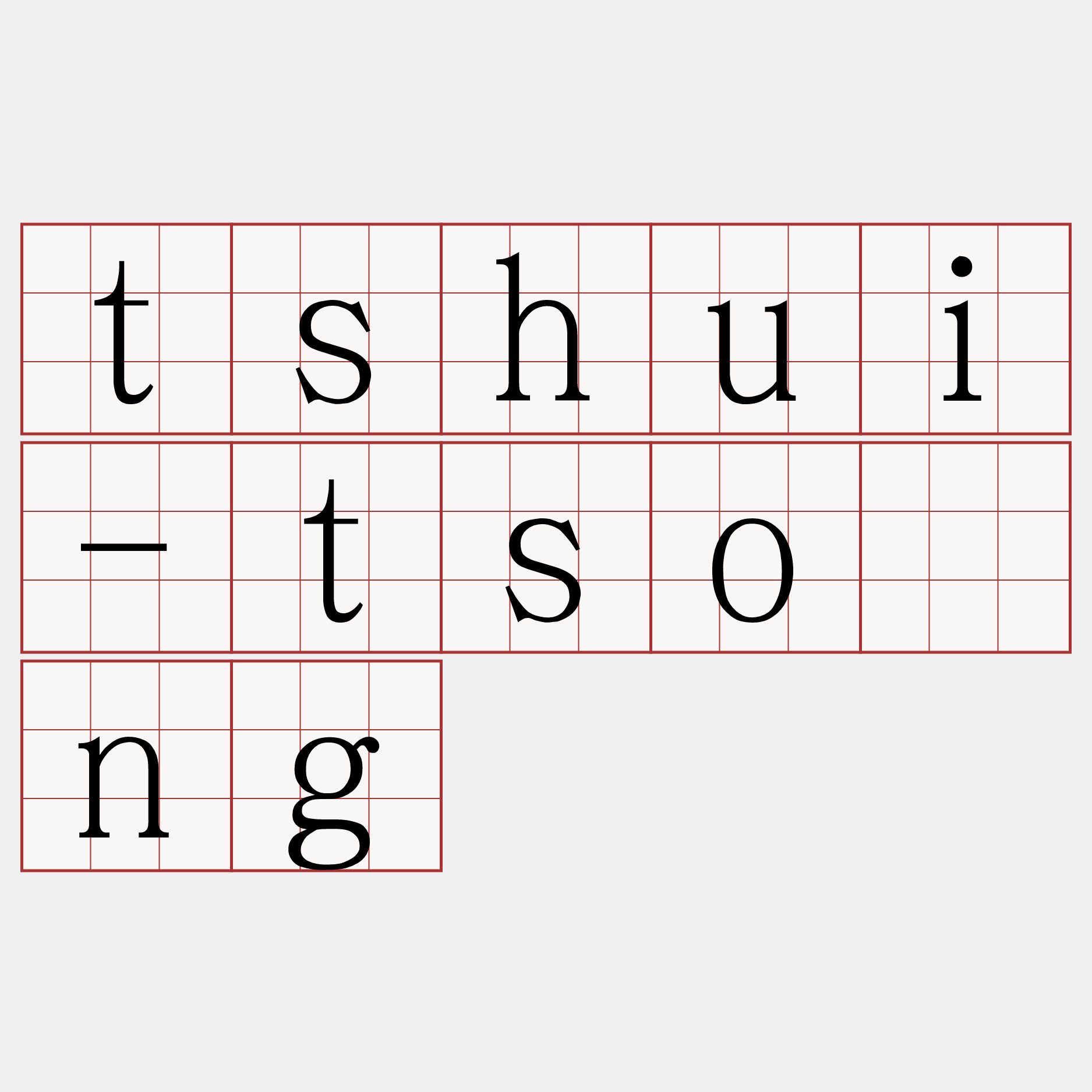 tshui-tsông