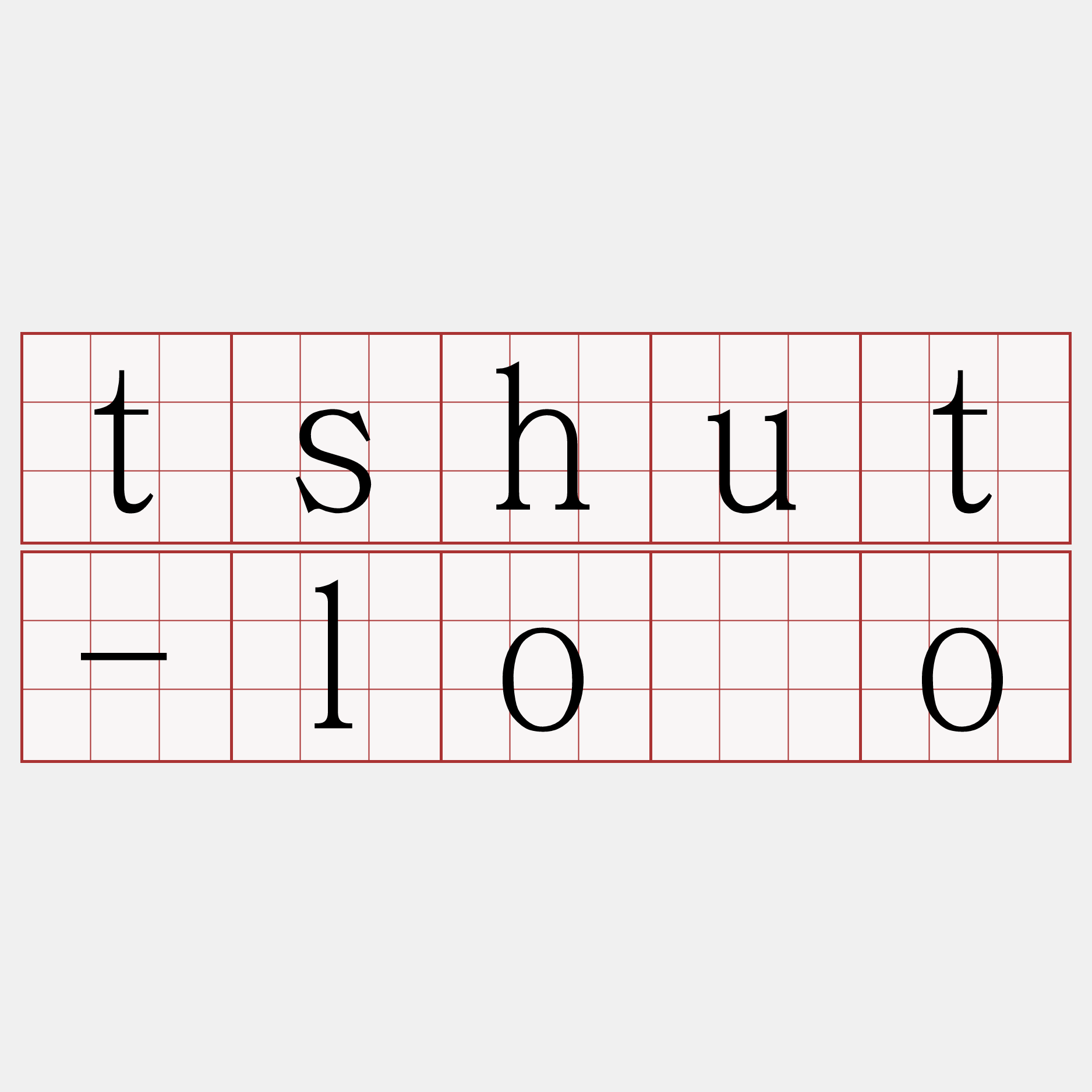 tshut-lōo