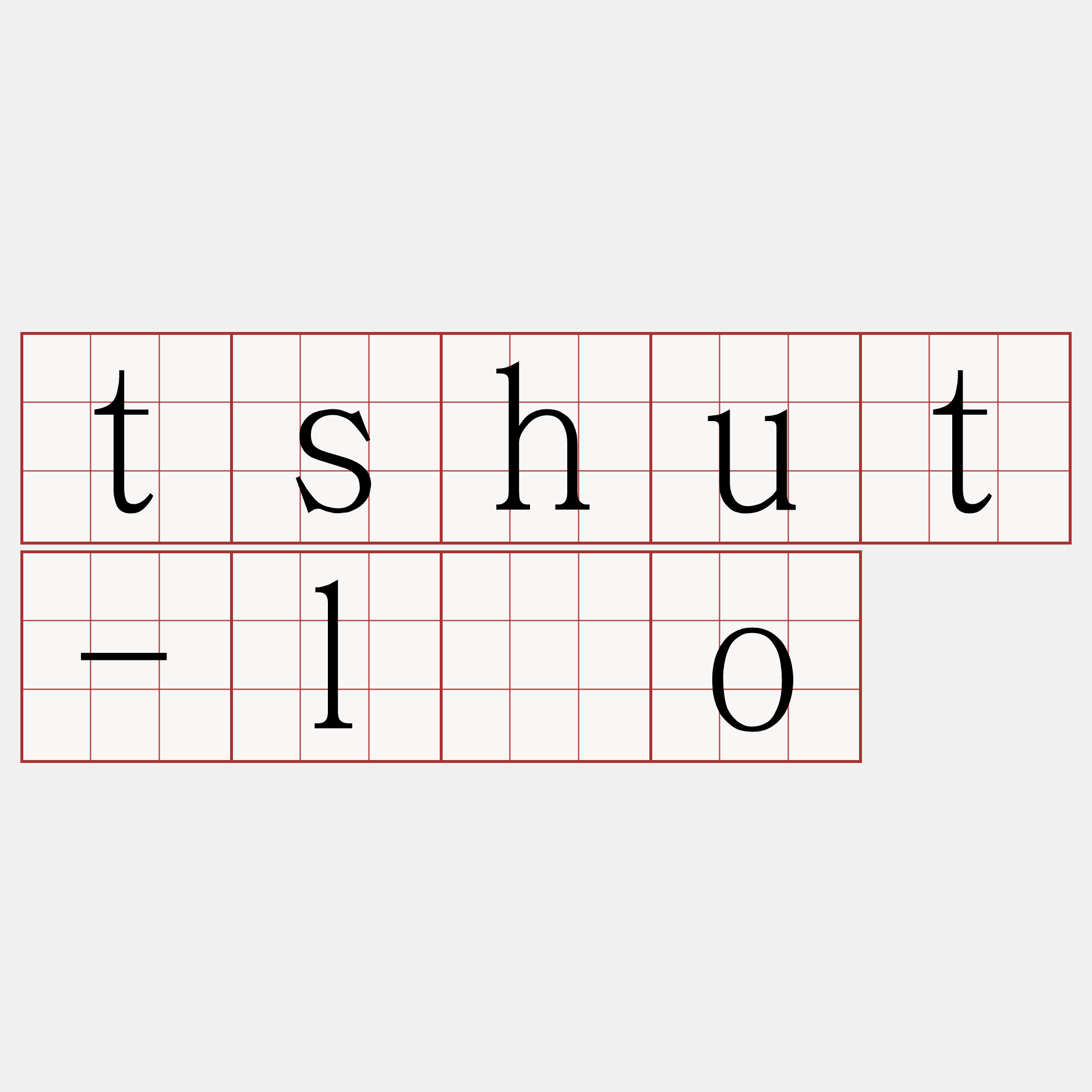tshut-lōo