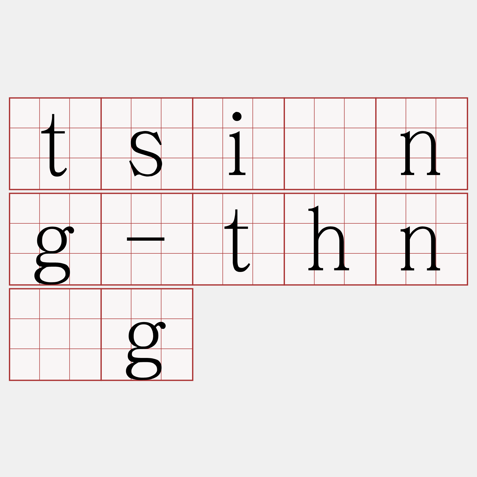 tsíng-thn̂g