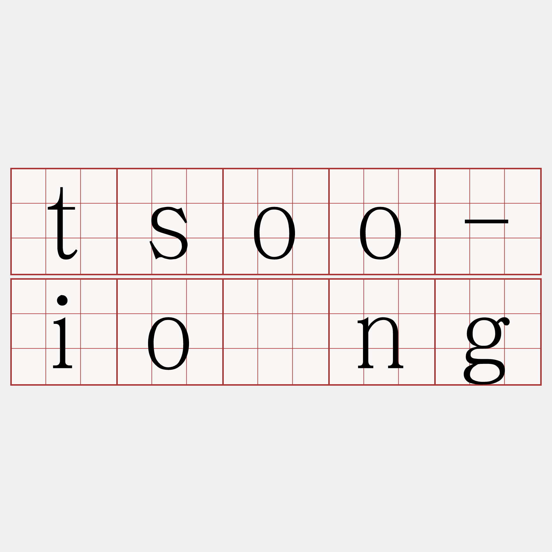 tsoo-iōng