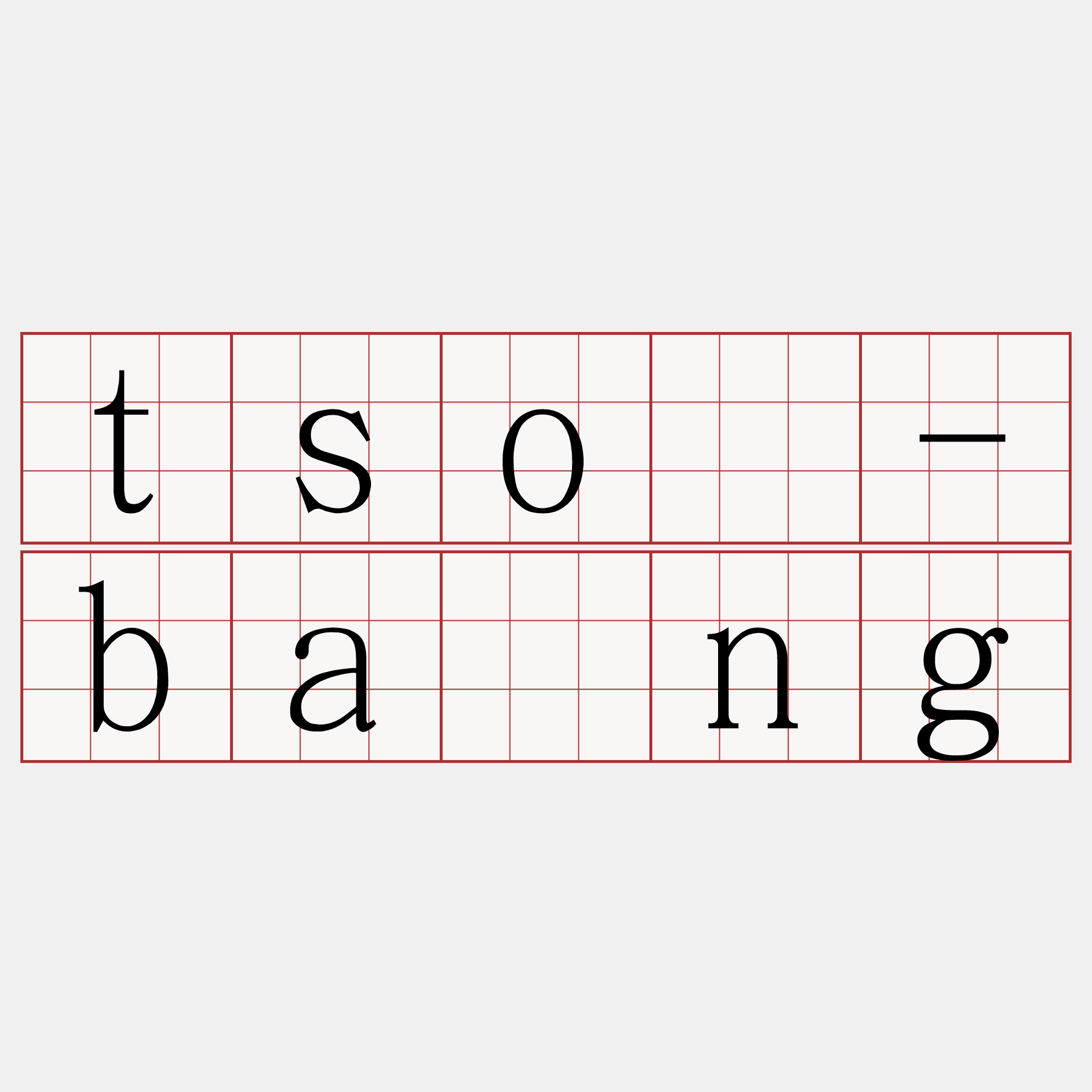 tsò-bāng