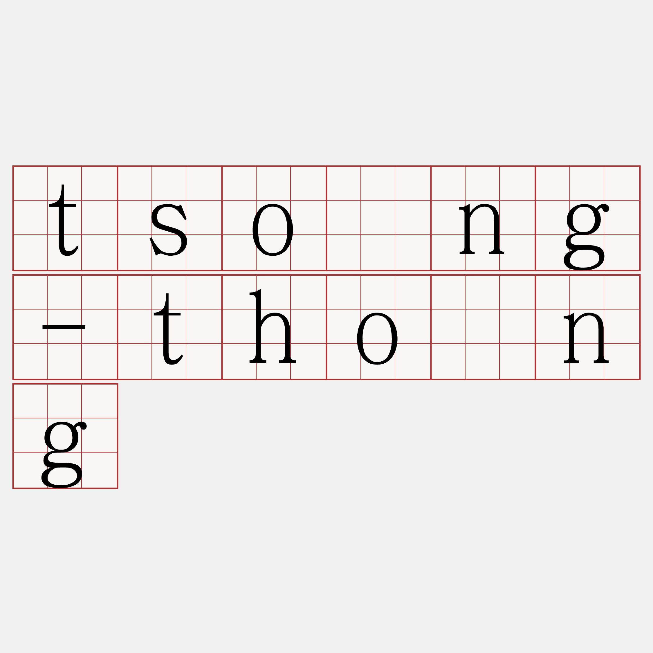 tsóng-thóng