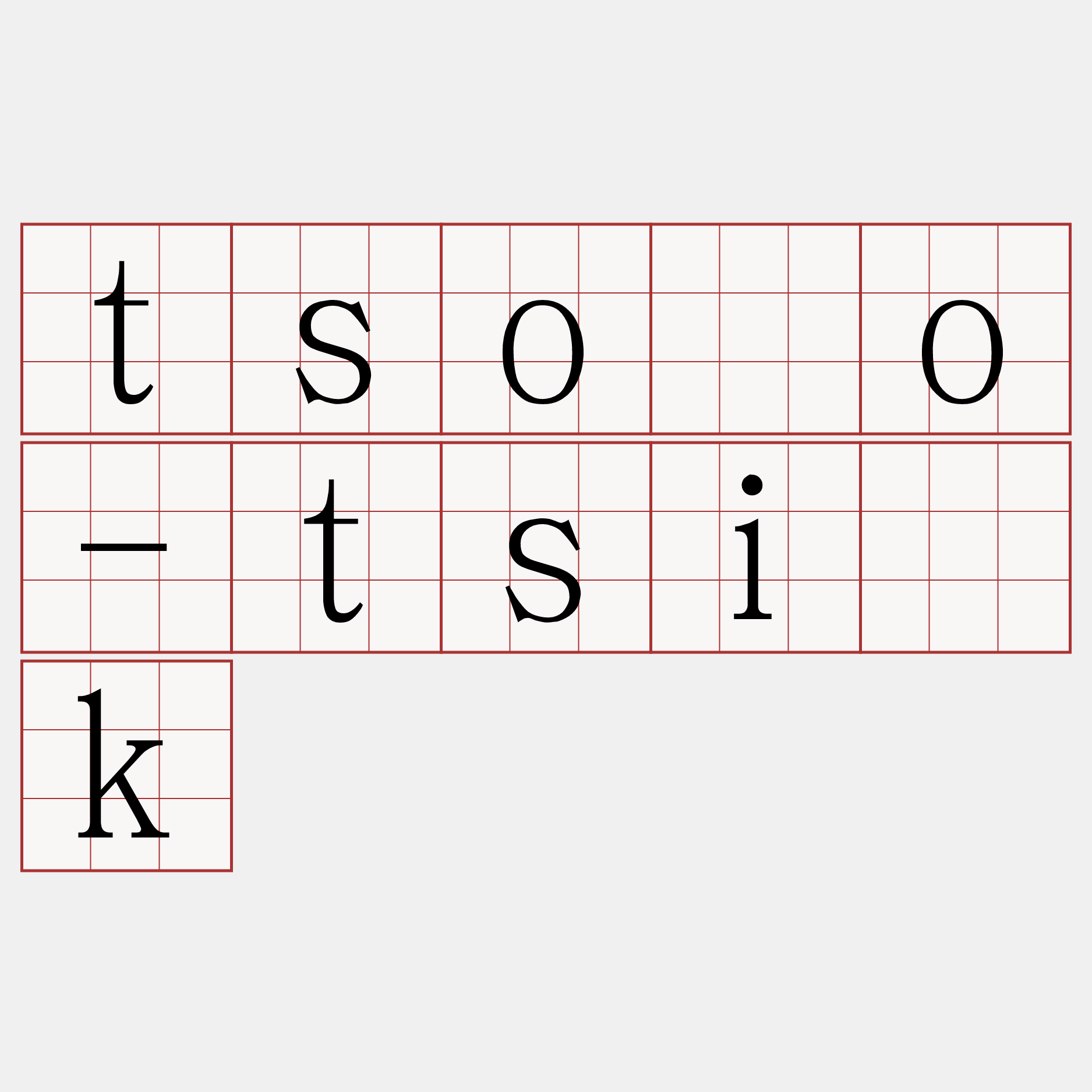 tsóo-tsi̍k
