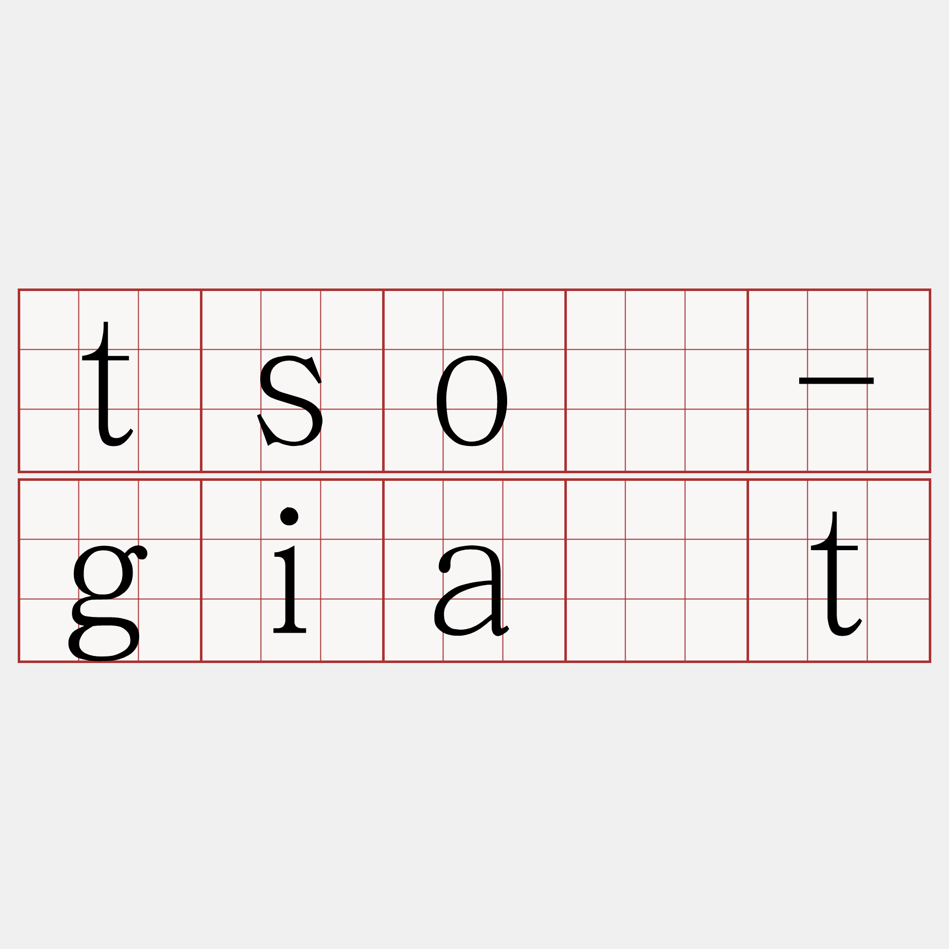 tsō-gia̍t
