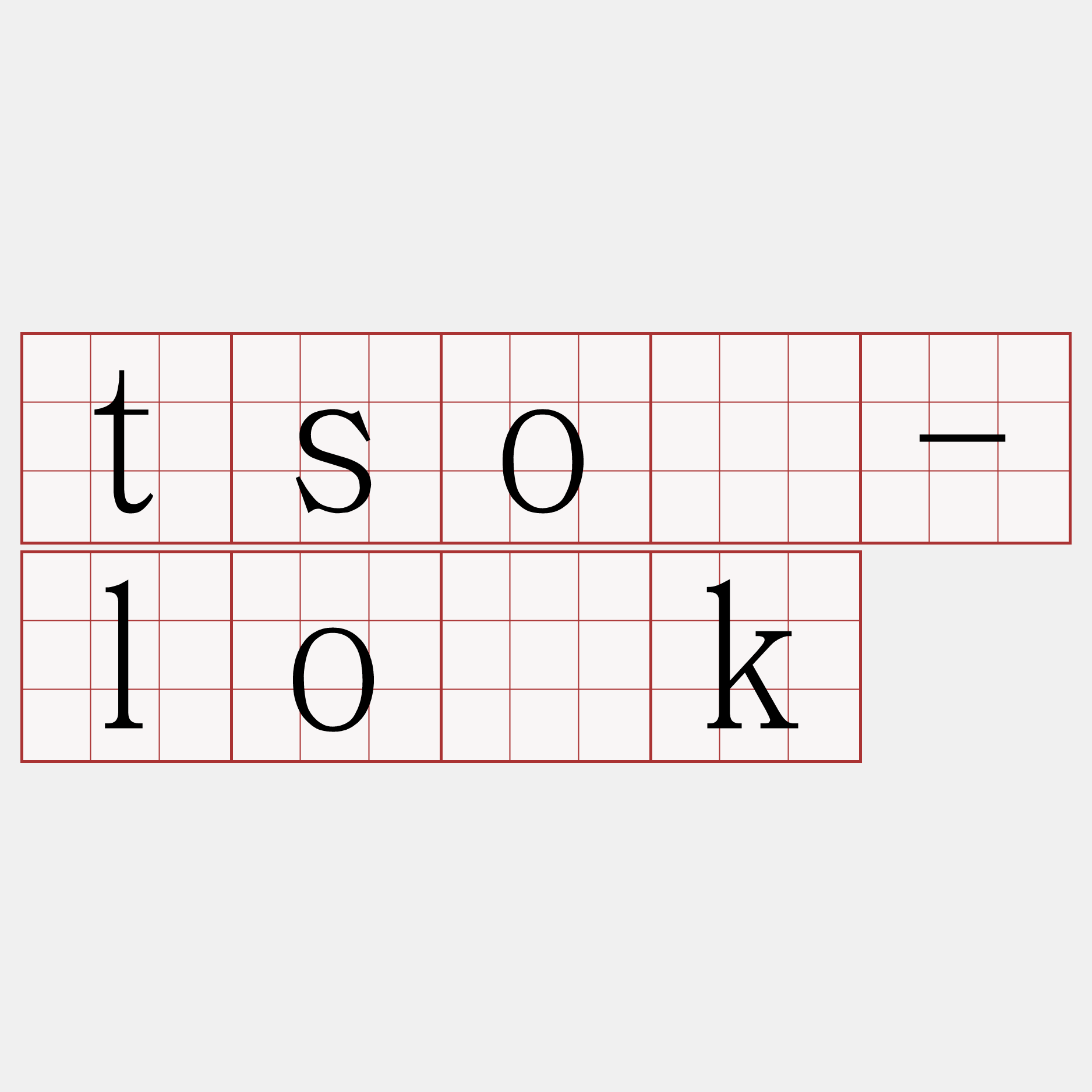tsō-lo̍k
