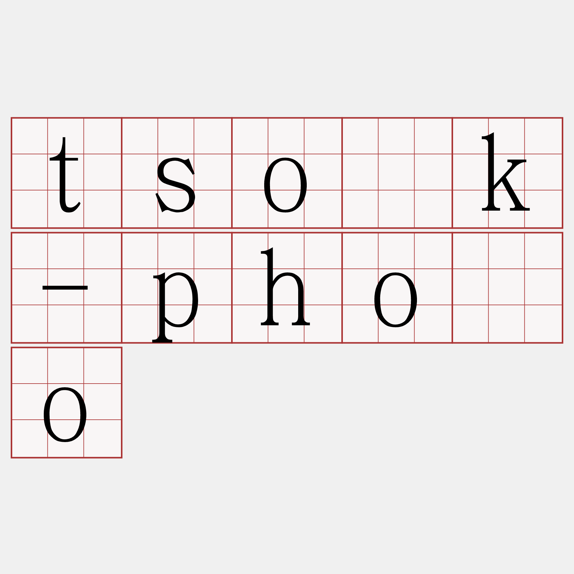 tso̍k-phóo
