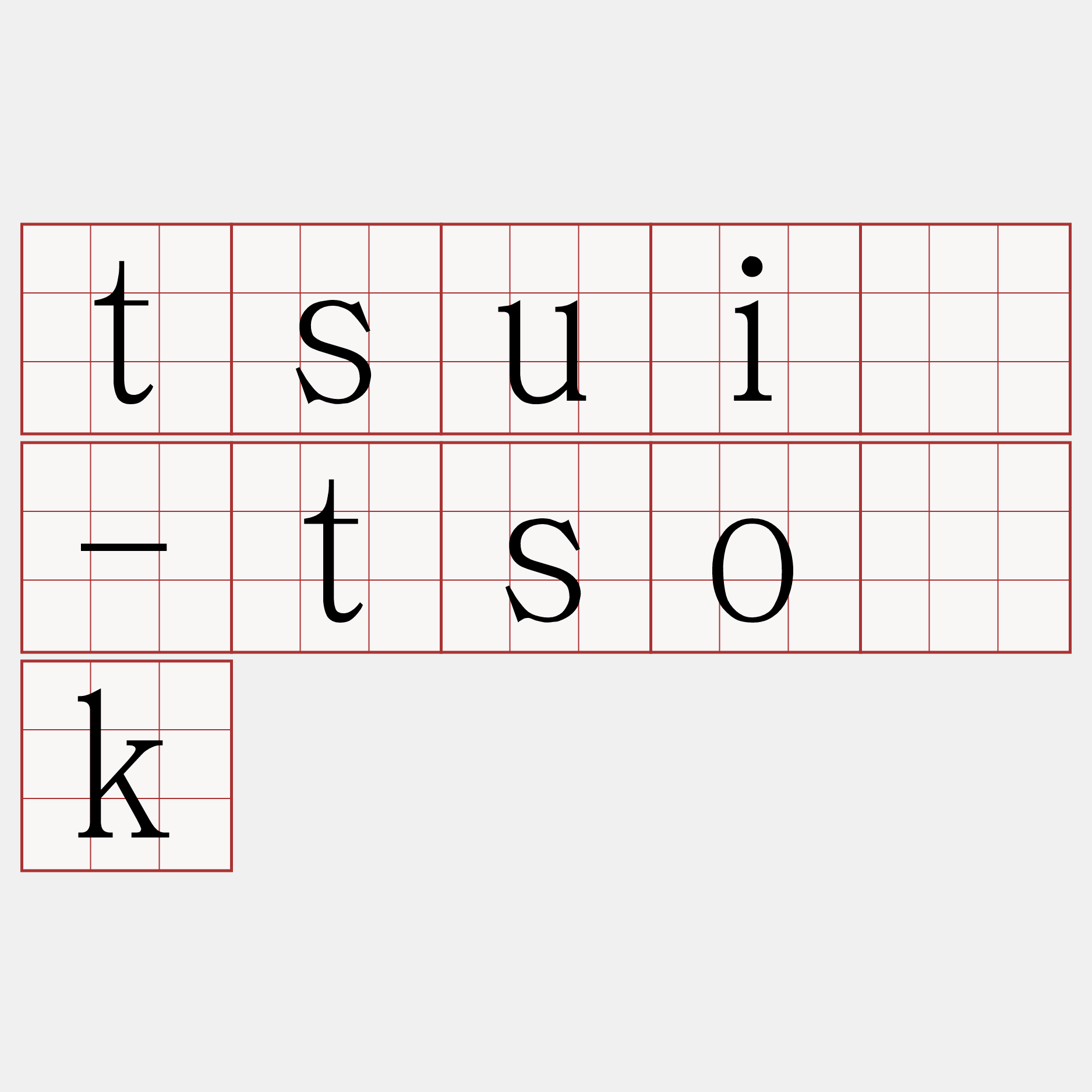 tsuí-tso̍k
