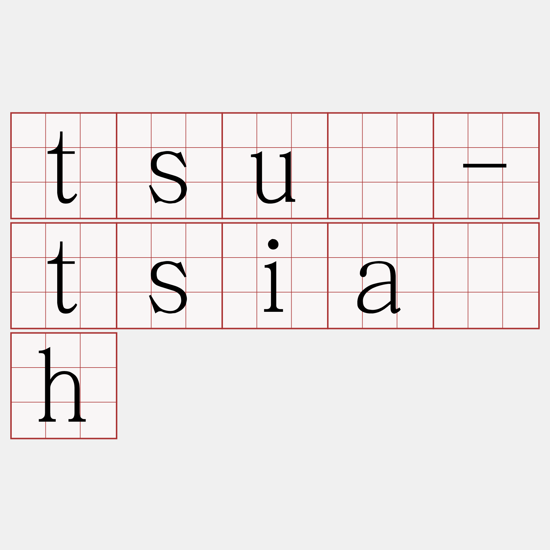 tsú-tsia̍h