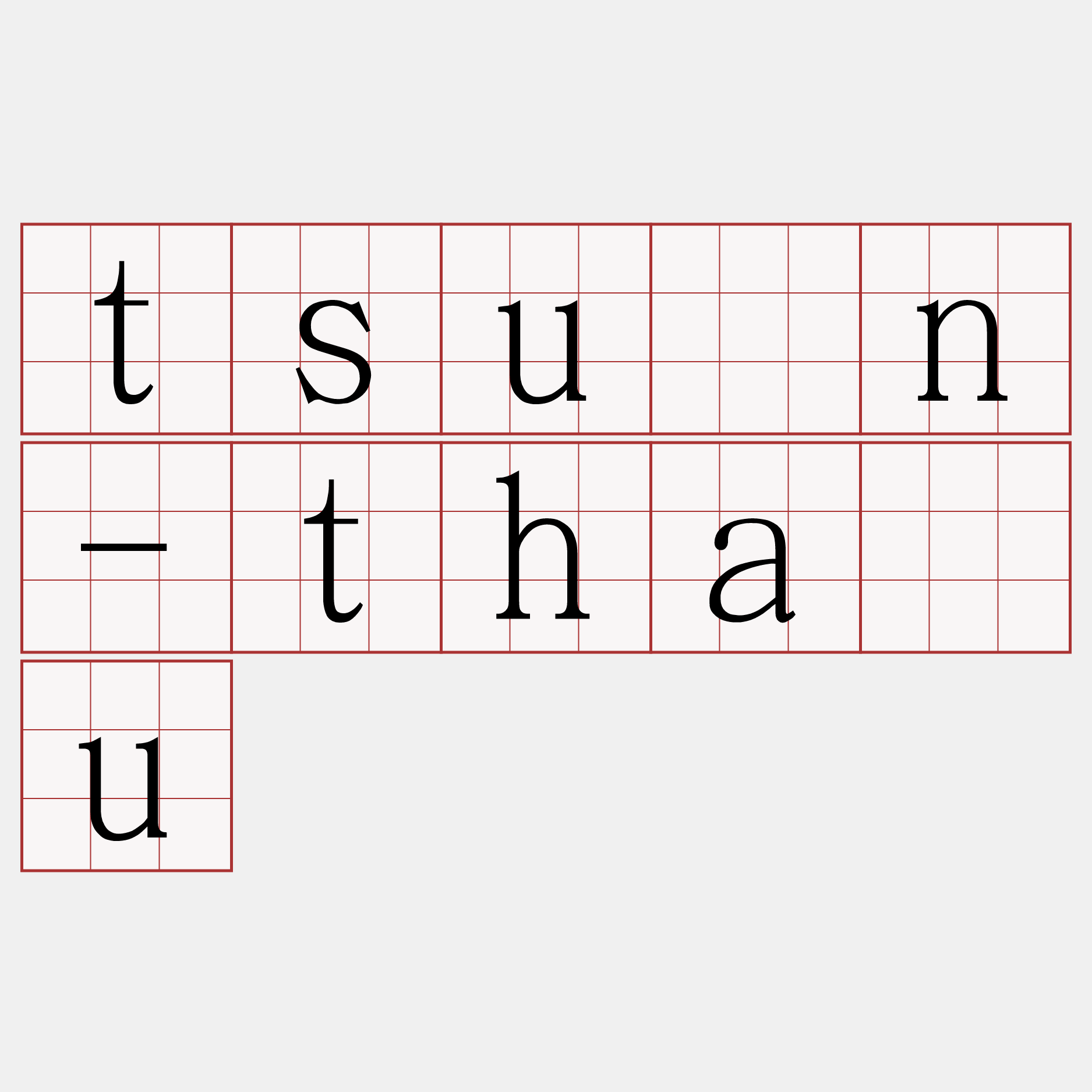 tsûn-thâu