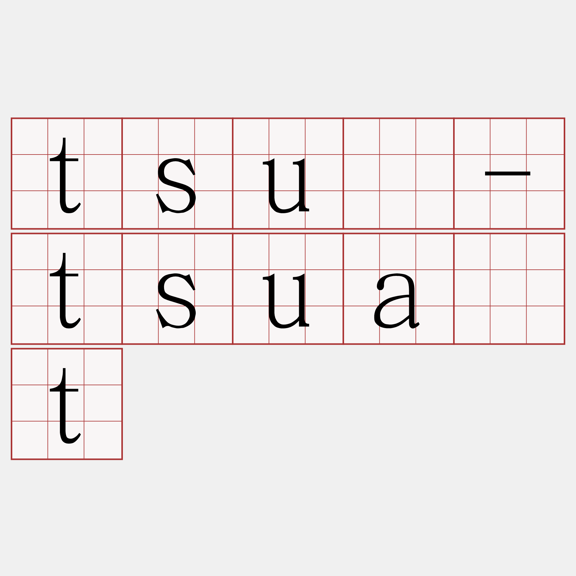 tsū-tsua̍t