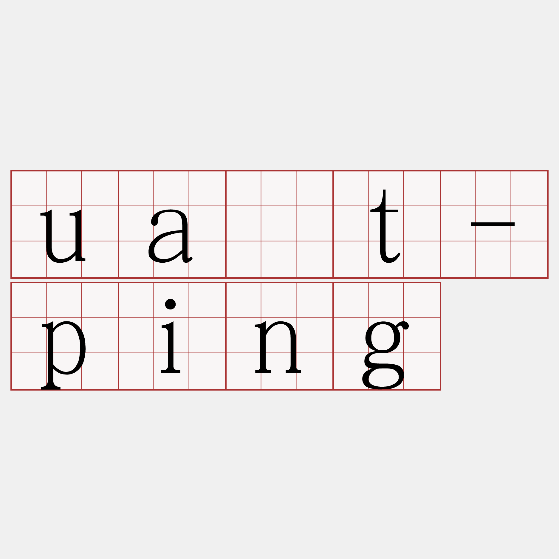 ua̍t-ping