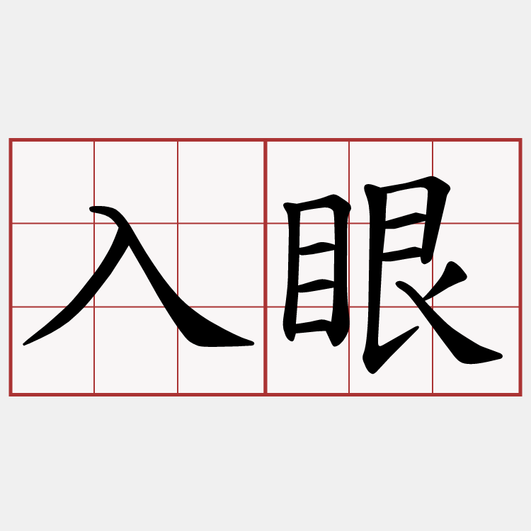 入眼