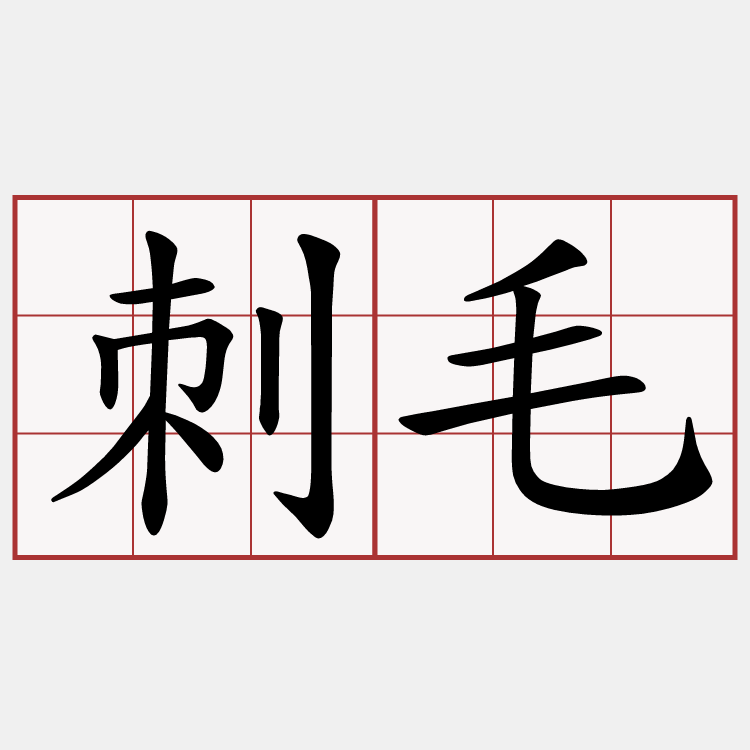 刺毛